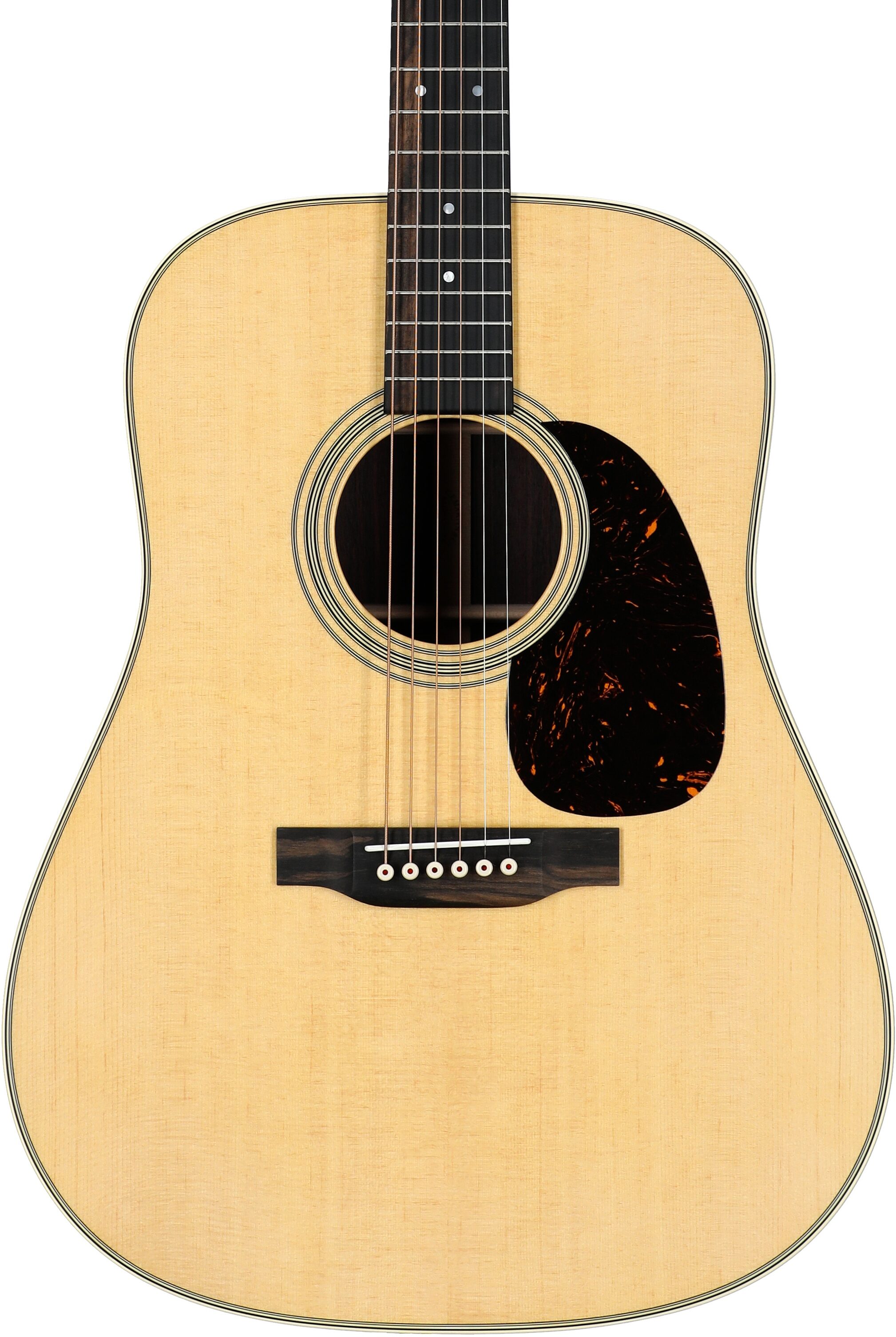 Martin D-28 Satin Acoustic Guitar (with Case), Natural, Serial Number M2871168, Body Straight Front