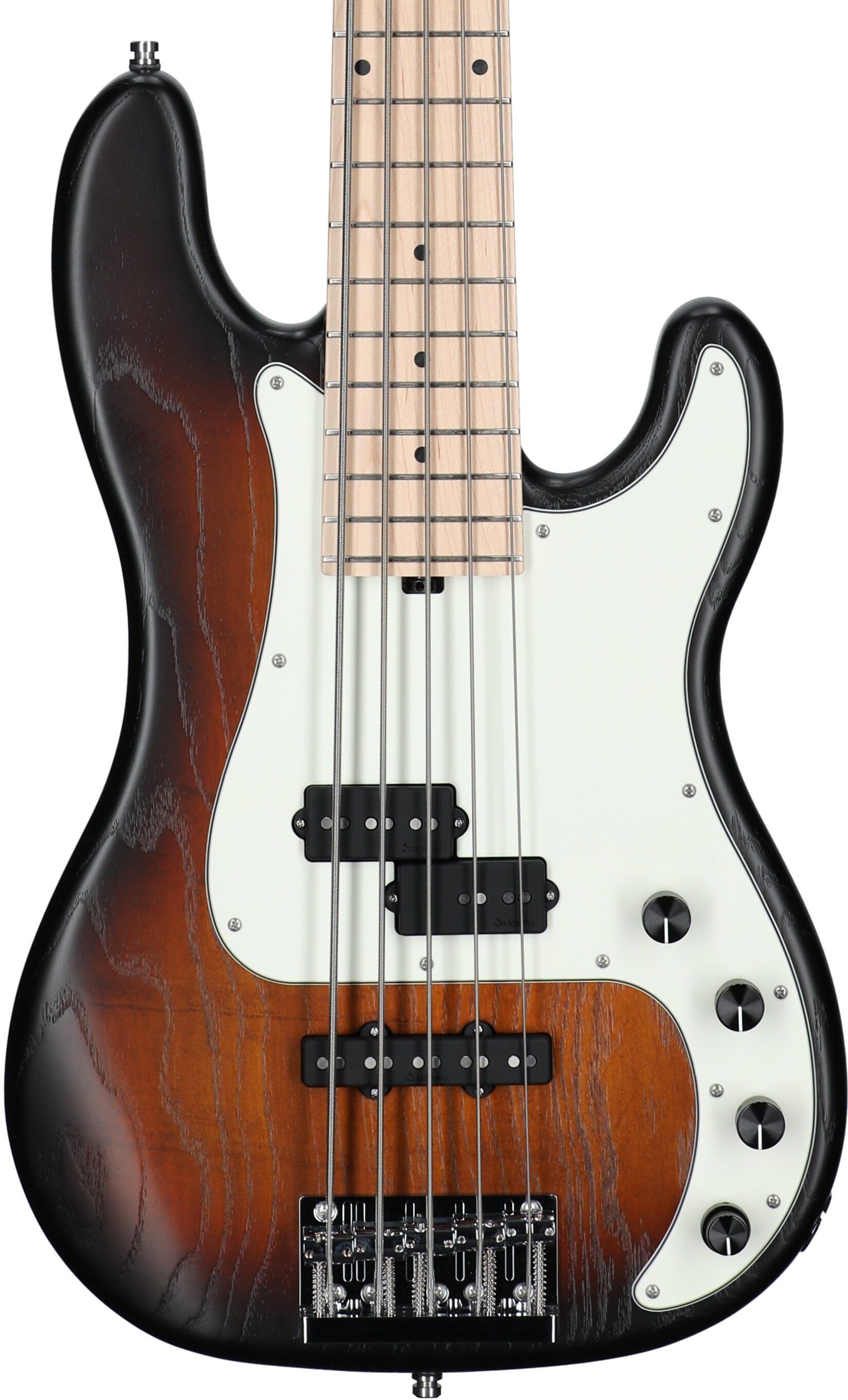 Sadowsky MetroLine 21-Fret Hybrid P/J Bass, 5-String (with Gig Bag), Almond Sunburst, Serial Number SML E 002951-23, Body Straight Front