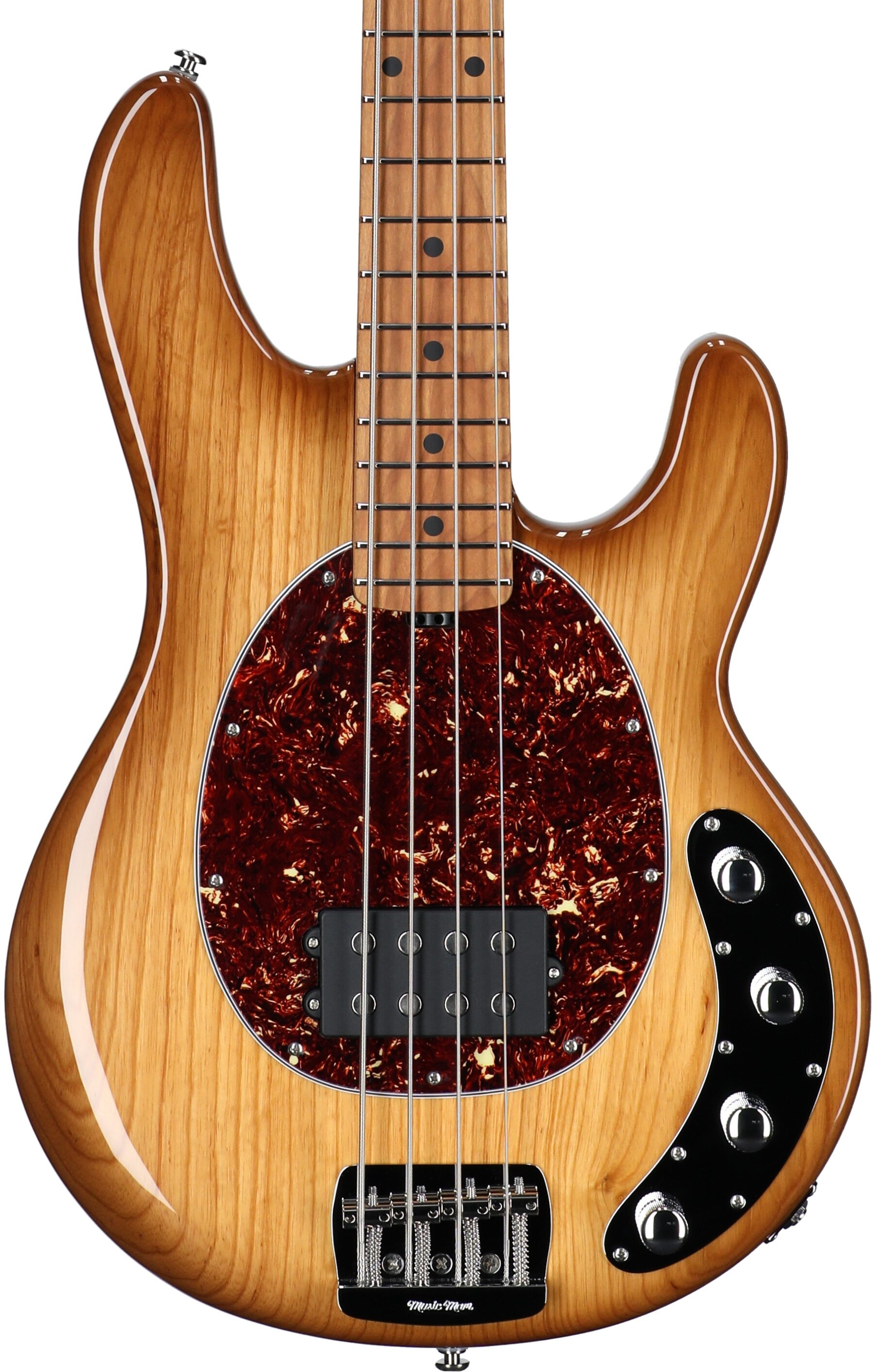 Ernie Ball Music Man StingRay Special Electric Bass (with Mono Case), Hot Honey, Serial Number K06749, Body Straight Front
