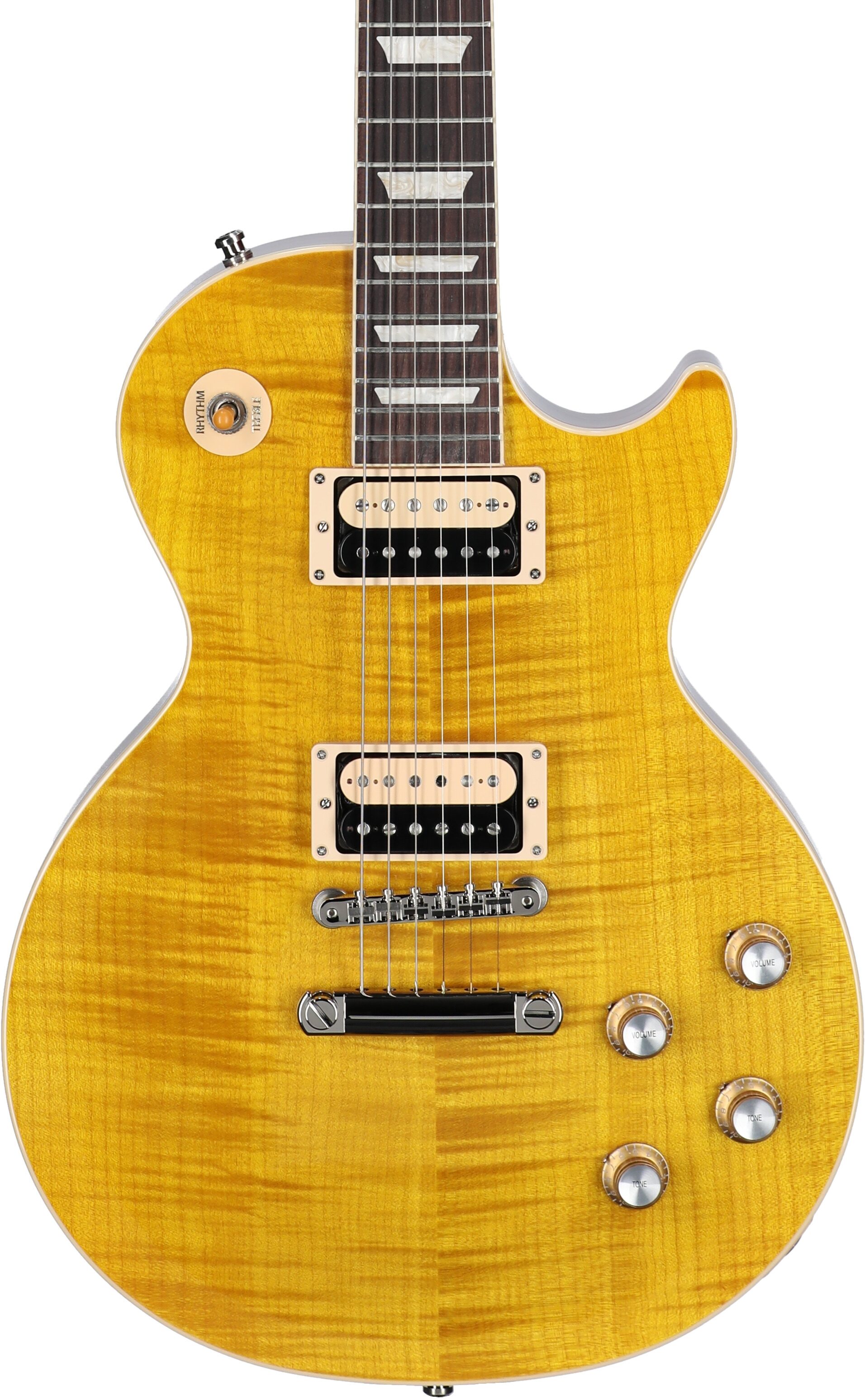 Gibson Slash Les Paul Standard Electric Guitar (with Case), Appetite Amber, Serial Number 217840193, Body Straight Front