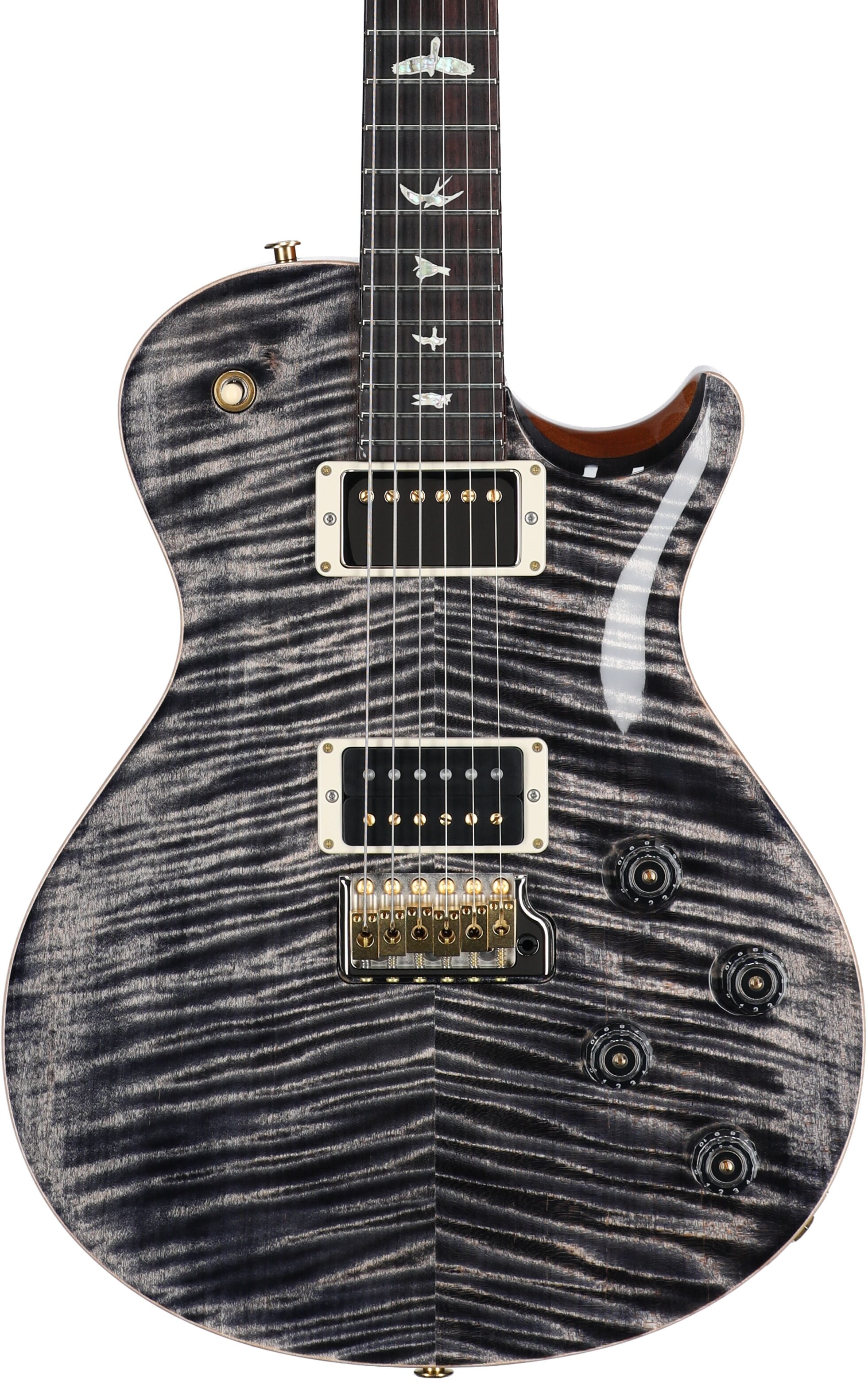 PRS Paul Reed Smith Tremonti 10-Top Electric Guitar (with Case), Charcoal, Serial Number 0394680, Body Straight Front