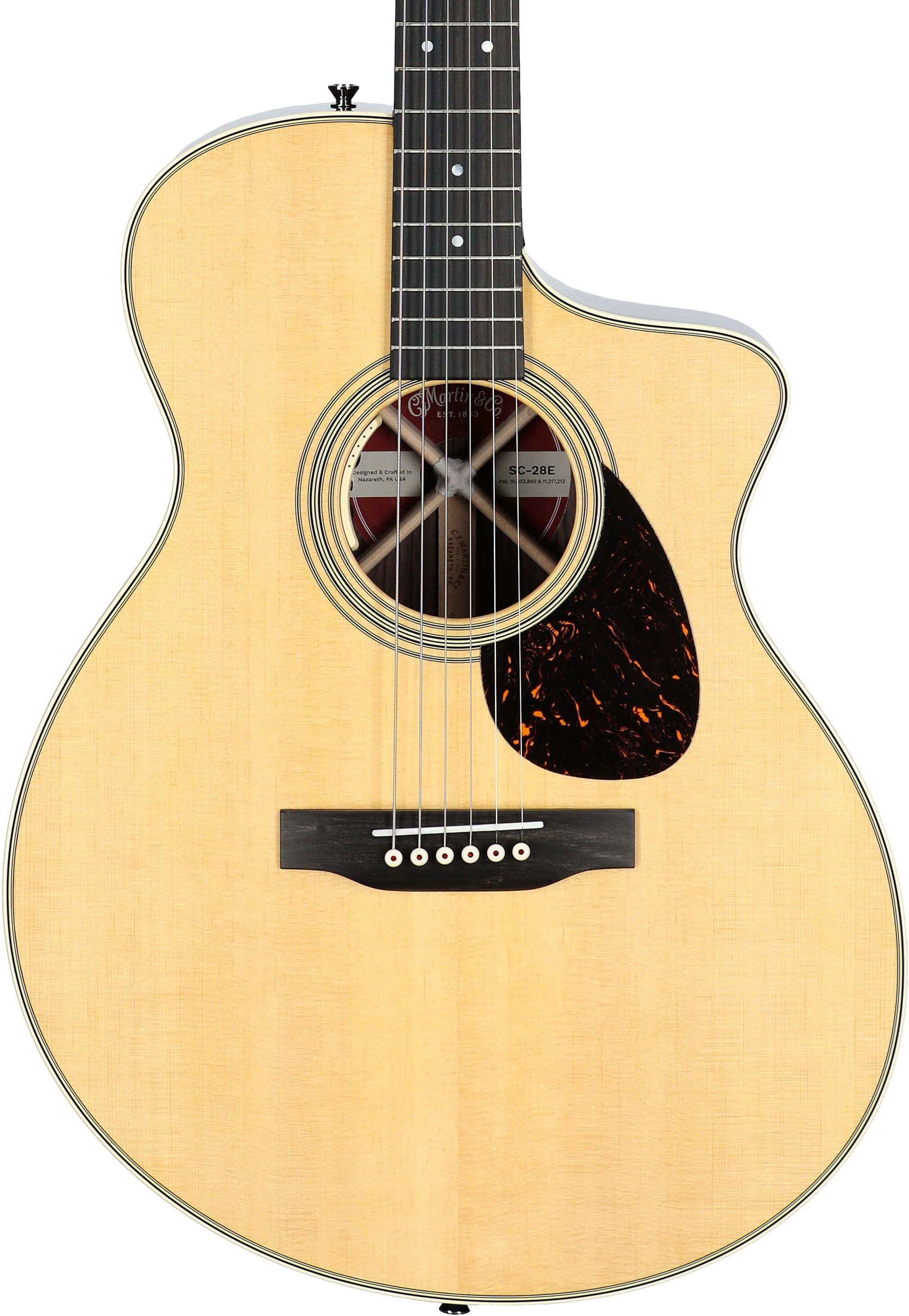 Martin SC-28E Acoustic-Electric Guitar, New, Serial Number M2905409, Body Straight Front