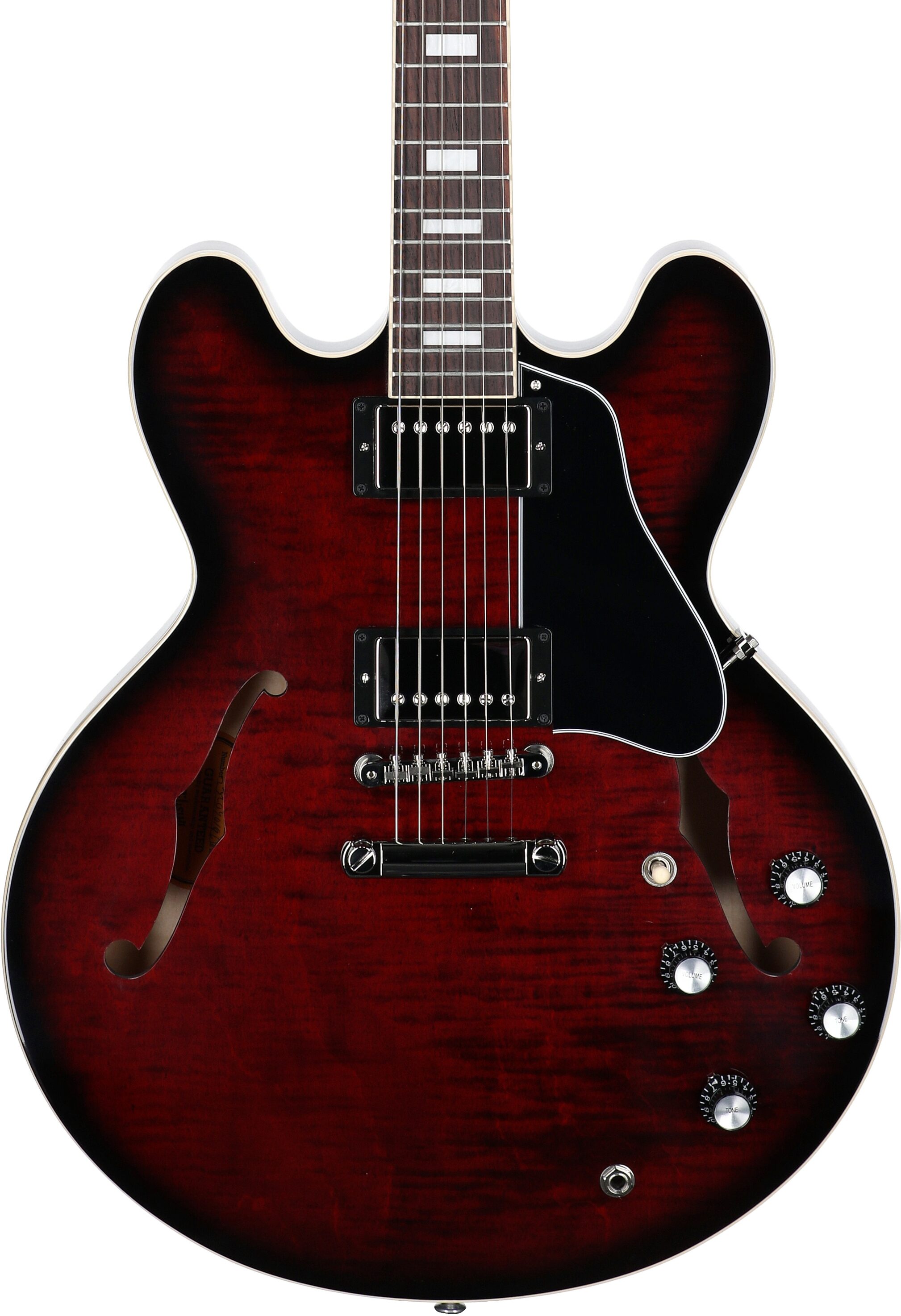 Gibson ES-335 Figured Electric Guitar (with Case), Blood Moon Burst, Serial Number 232040196, Body Straight Front
