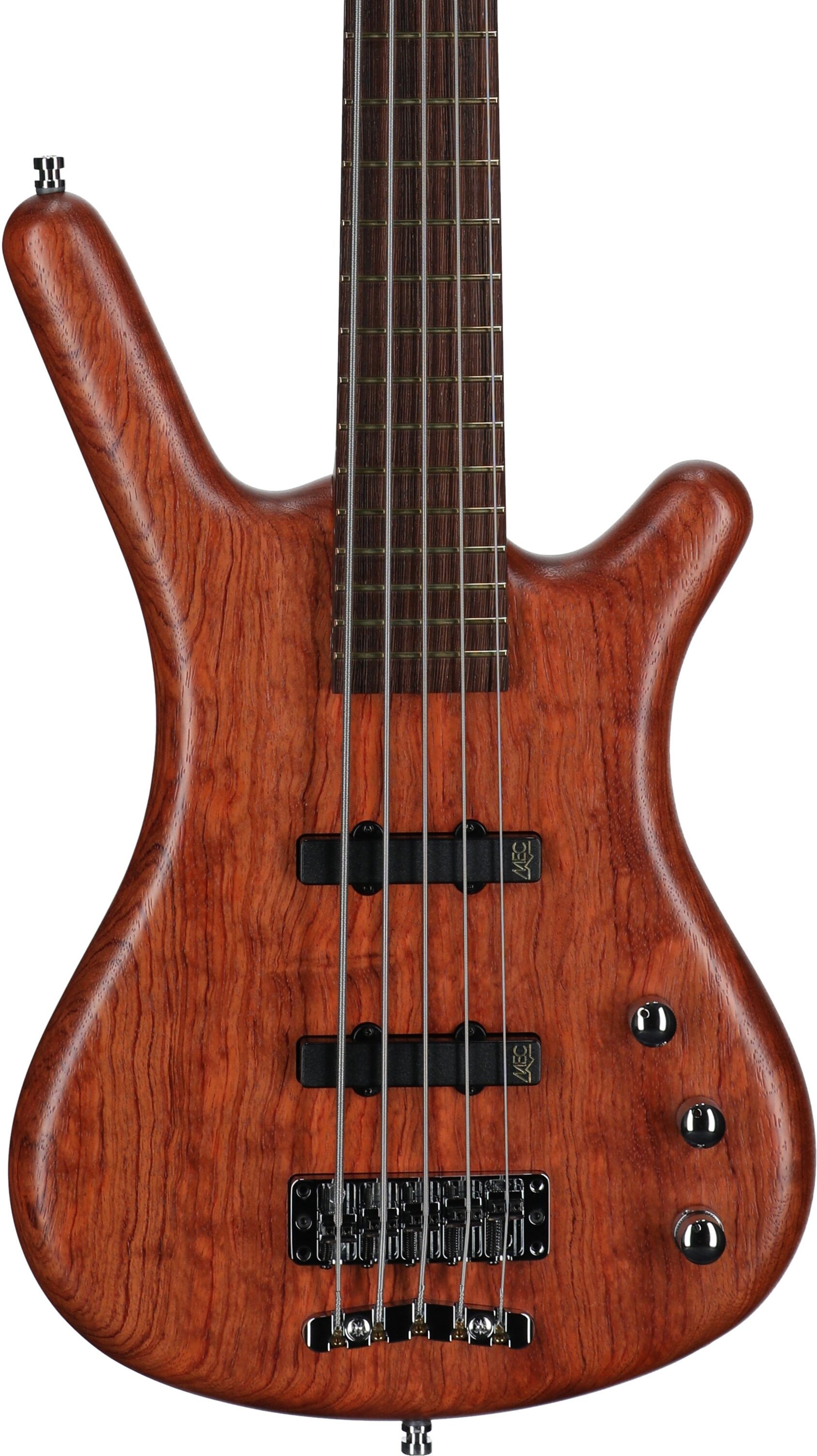 Warwick GPS Corvette Standard 5 Electric Bass, 5-String (with Gig Bag), Bubinga, Serial Number GPSA00963322, Body Straight Front