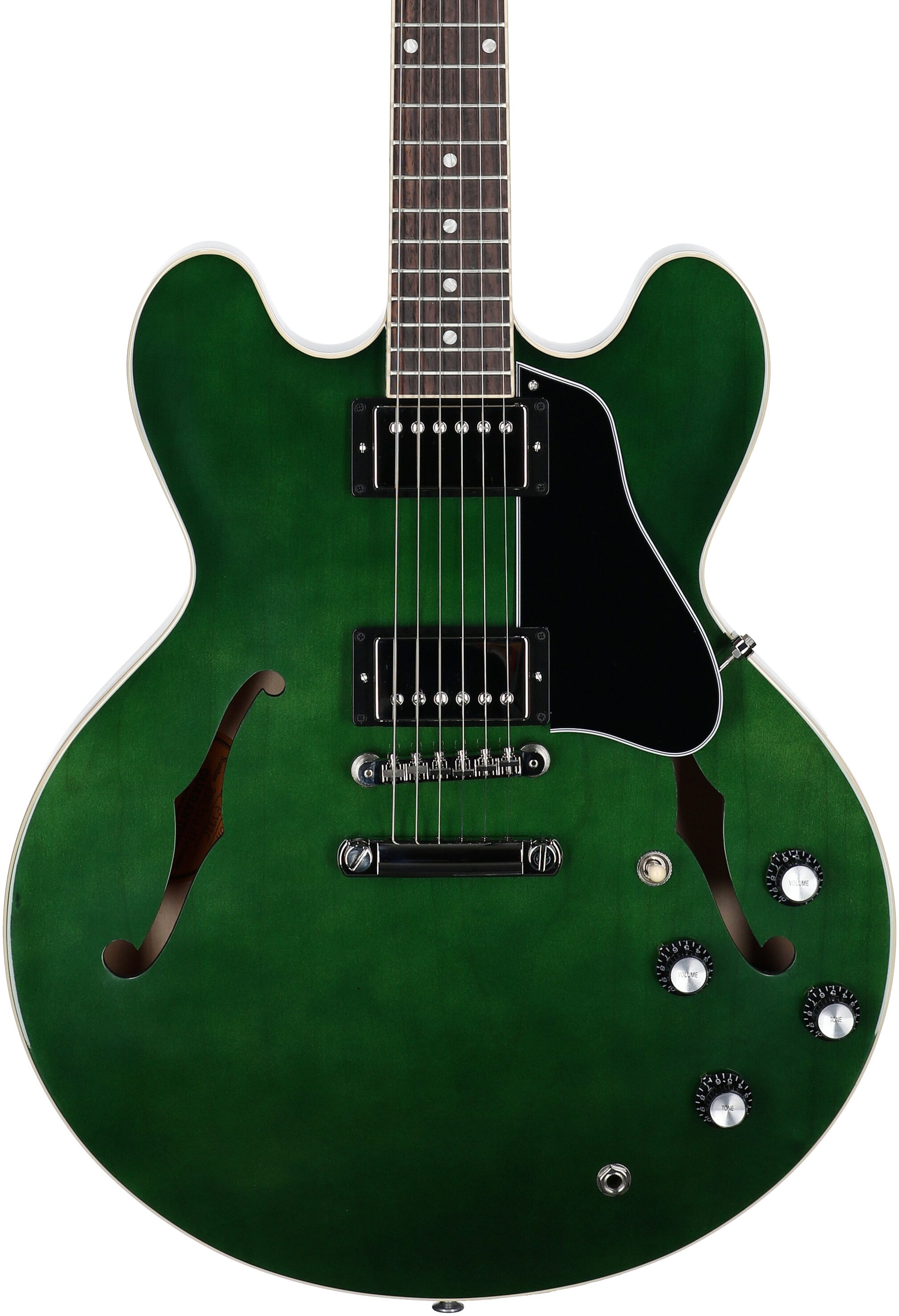 Gibson ES-335 Electric Guitar (with Case), Spearmint, Serial Number 232740123, Body Straight Front