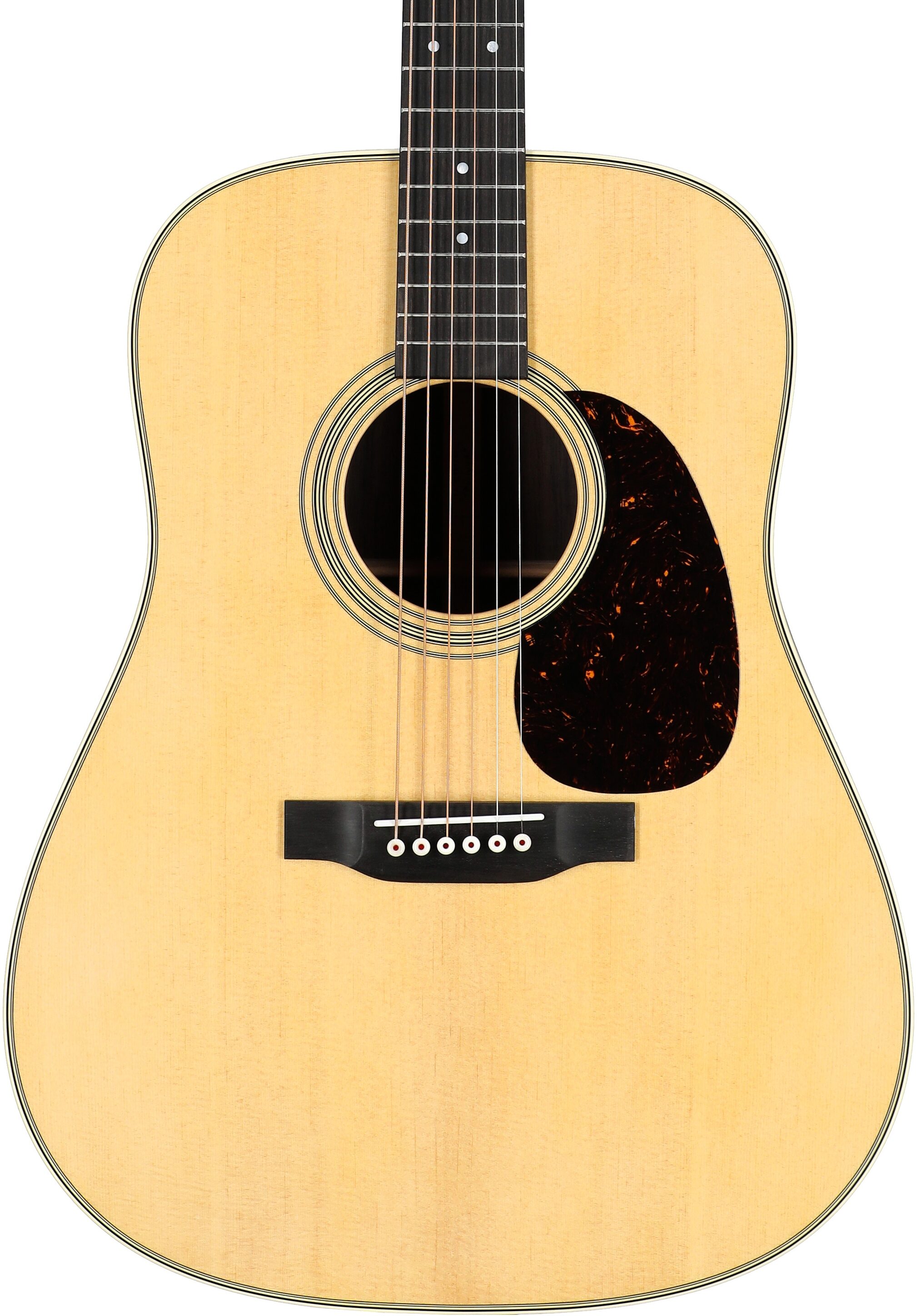 Martin D-28-v2 Satin Acoustic Guitar, Natural, Serial Number M2914907, Body Straight Front