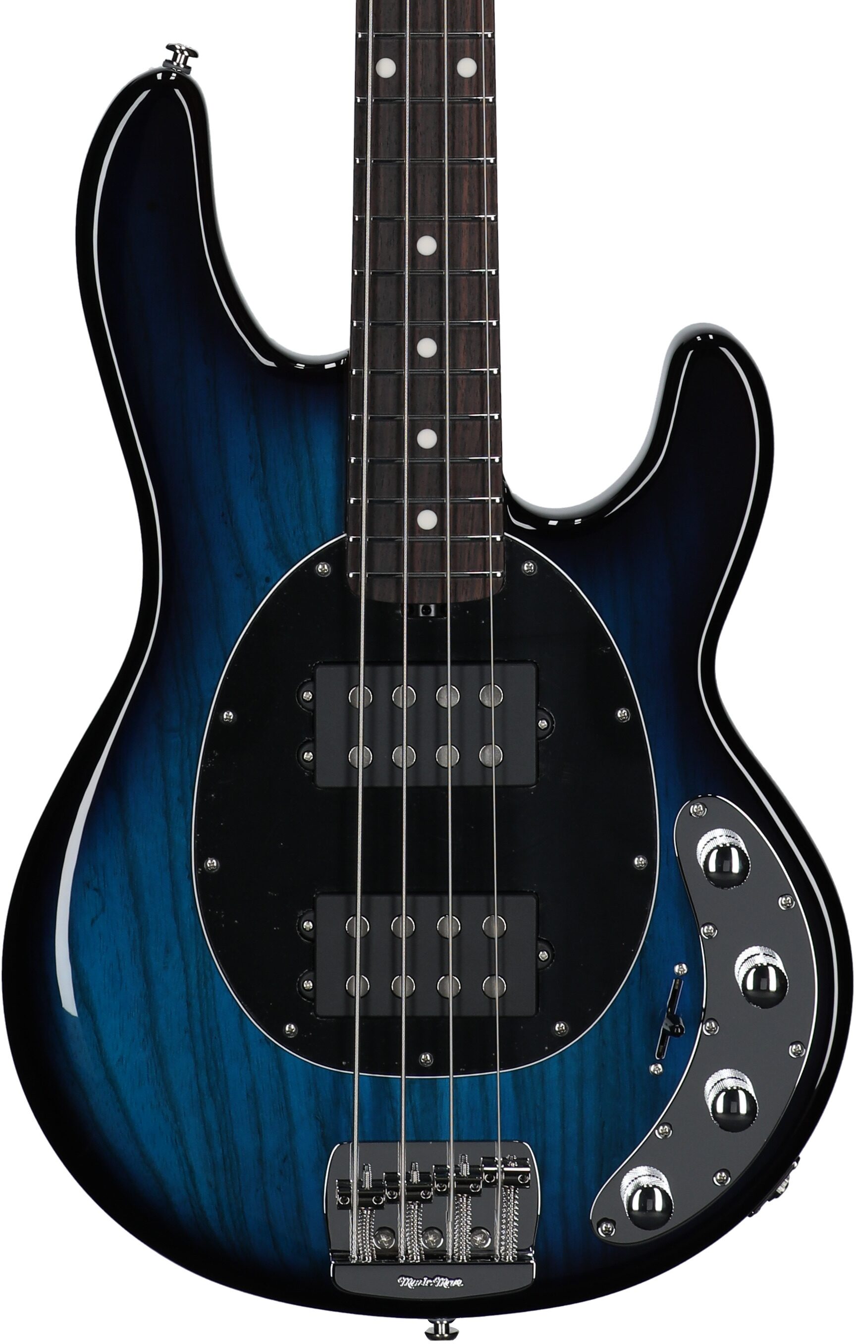Ernie Ball Music Man StingRay Special HH Electric Bass (with Case), Pacific Blue, Serial Number K06495, Body Straight Front