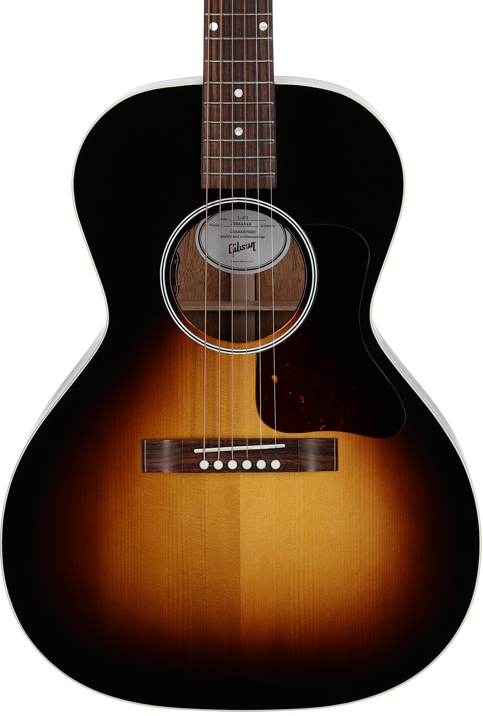 Gibson L-00 Standard Acoustic-Electric Guitar (with Case), Vintage Sunburst, Serial Number 23064148, Body Straight Front