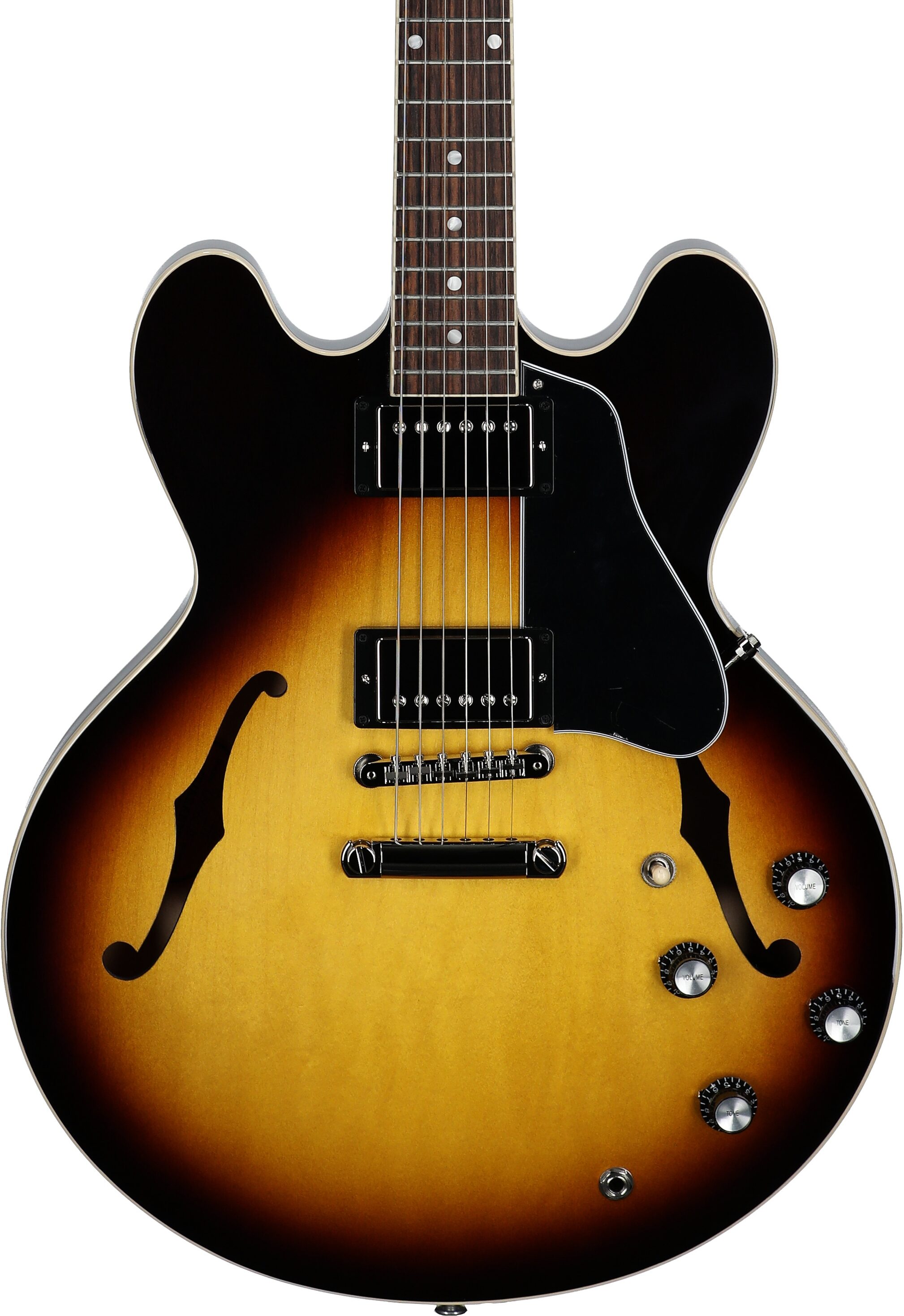 Gibson ES-335 Electric Guitar (with Case), Vintage Burst, Serial Number 234140135, Body Straight Front
