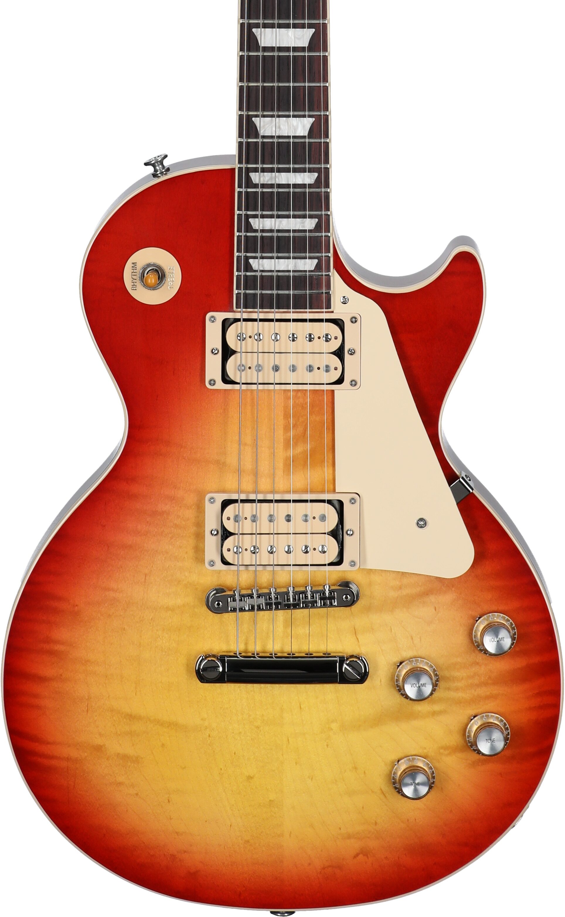 Gibson Limited Edition Les Paul Standard '60s Double Trouble Electric Guitar, Vintage Cherry Sunburst, Serial Number 202350047, Body Straight Front