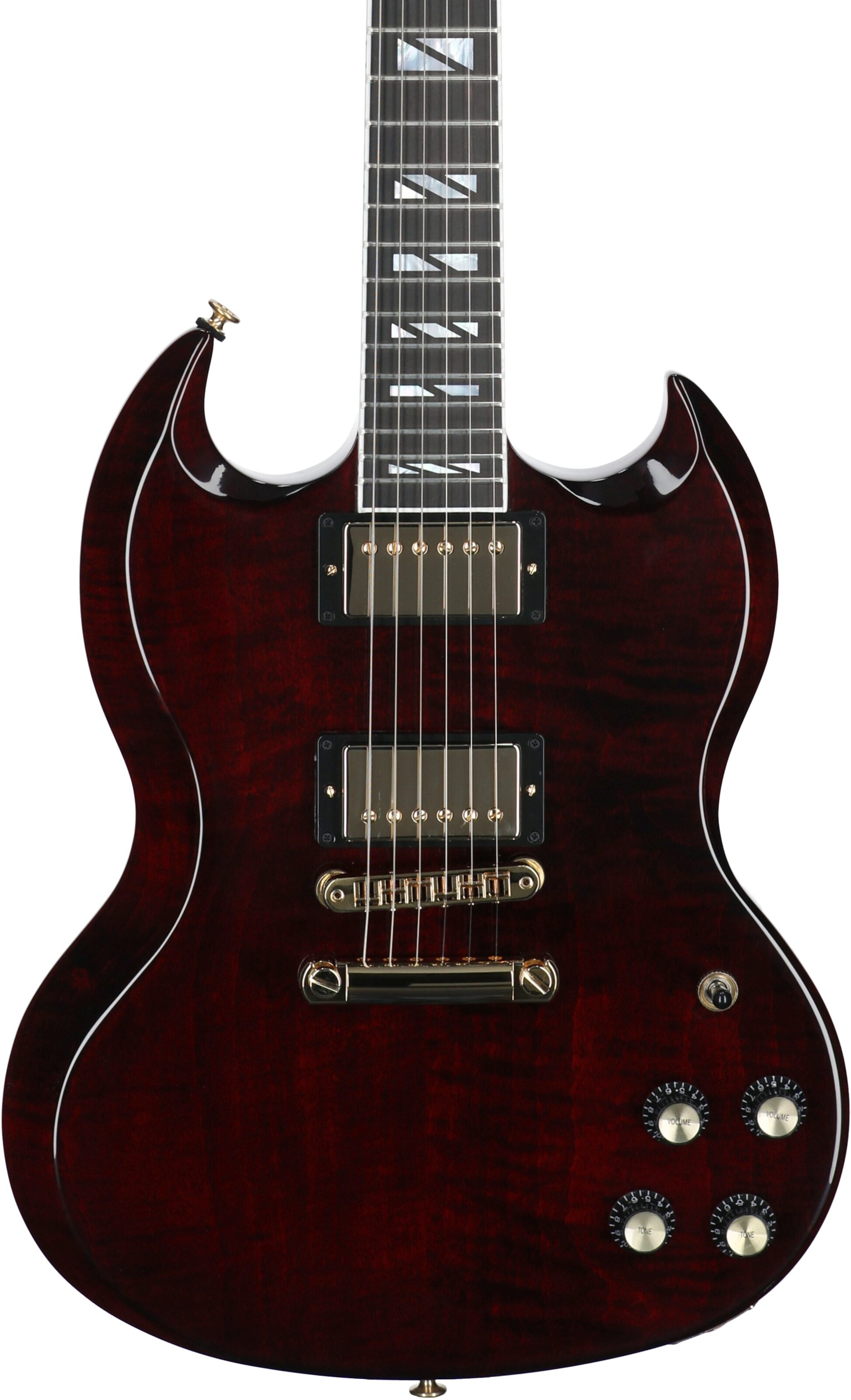 Gibson SG Supreme Electric Guitar (with Case), Wine Red, Serial Number 234040048, Body Straight Front