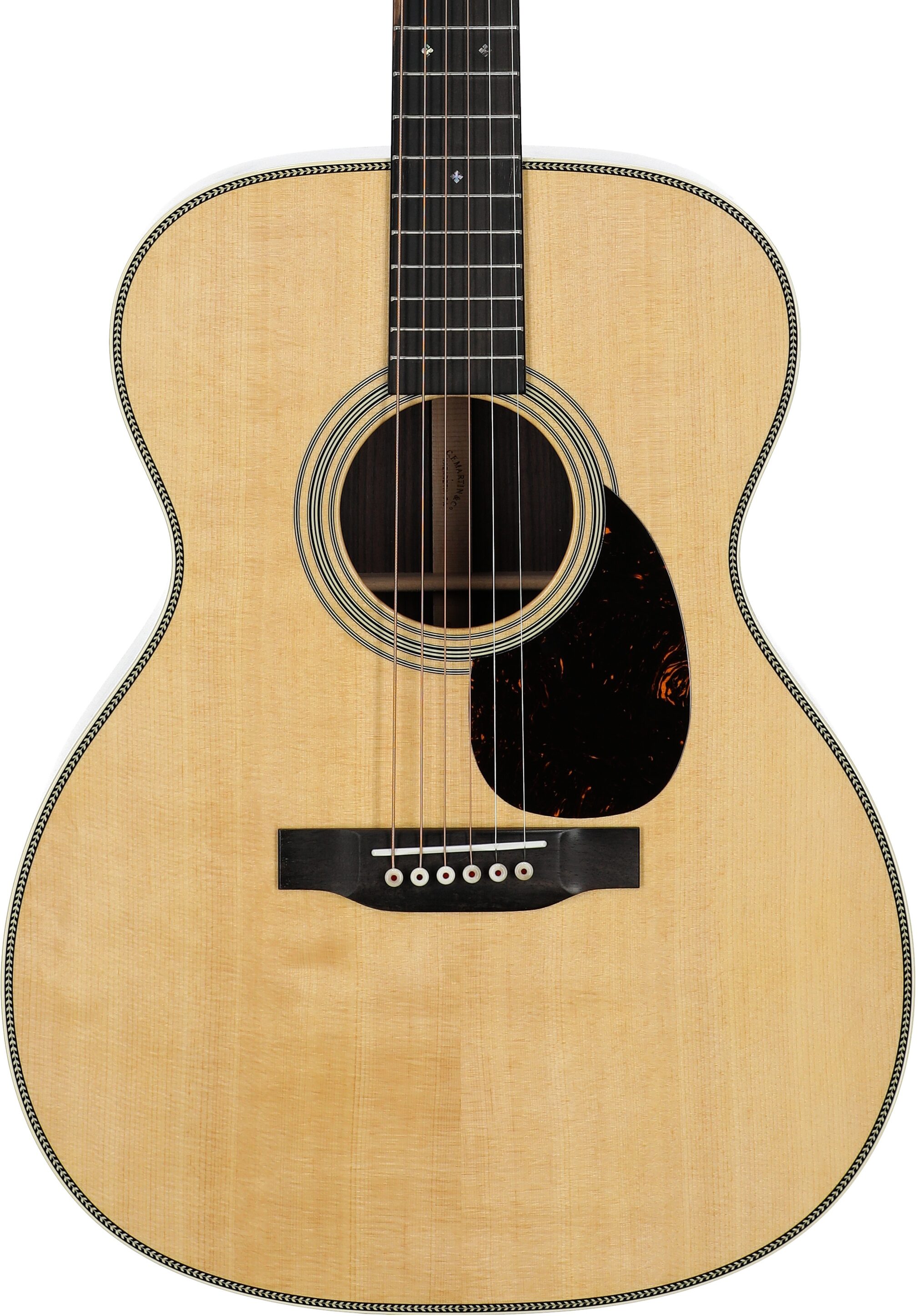Martin OM-28-v2 Acoustic Guitar (with Case), Natural, Serial Number M2923654, Body Straight Front