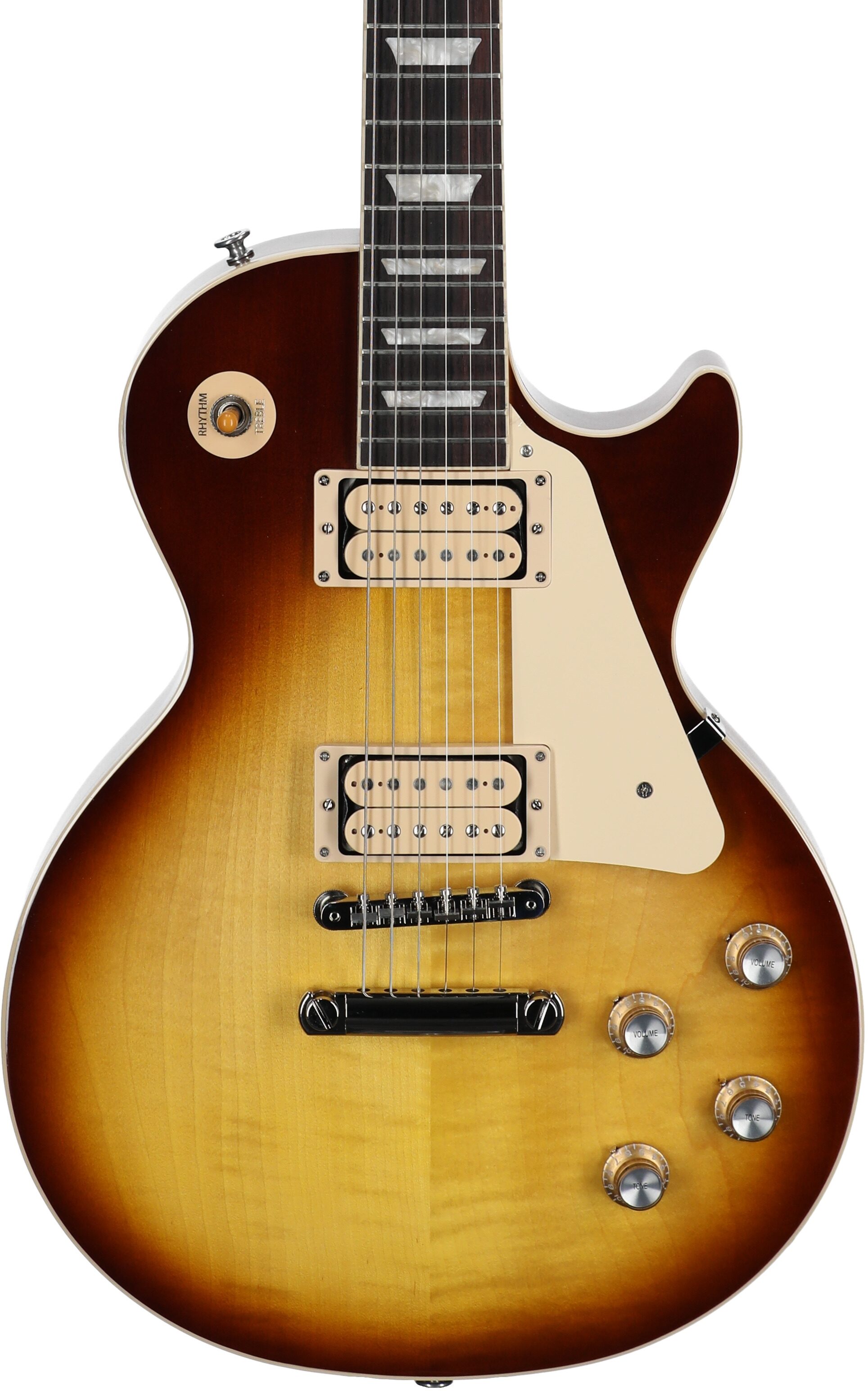 Gibson Limited Edition Les Paul Standard '60s Double Trouble Electric Guitar, Vintage Tobacco, Serial Number 202150112, Body Straight Front