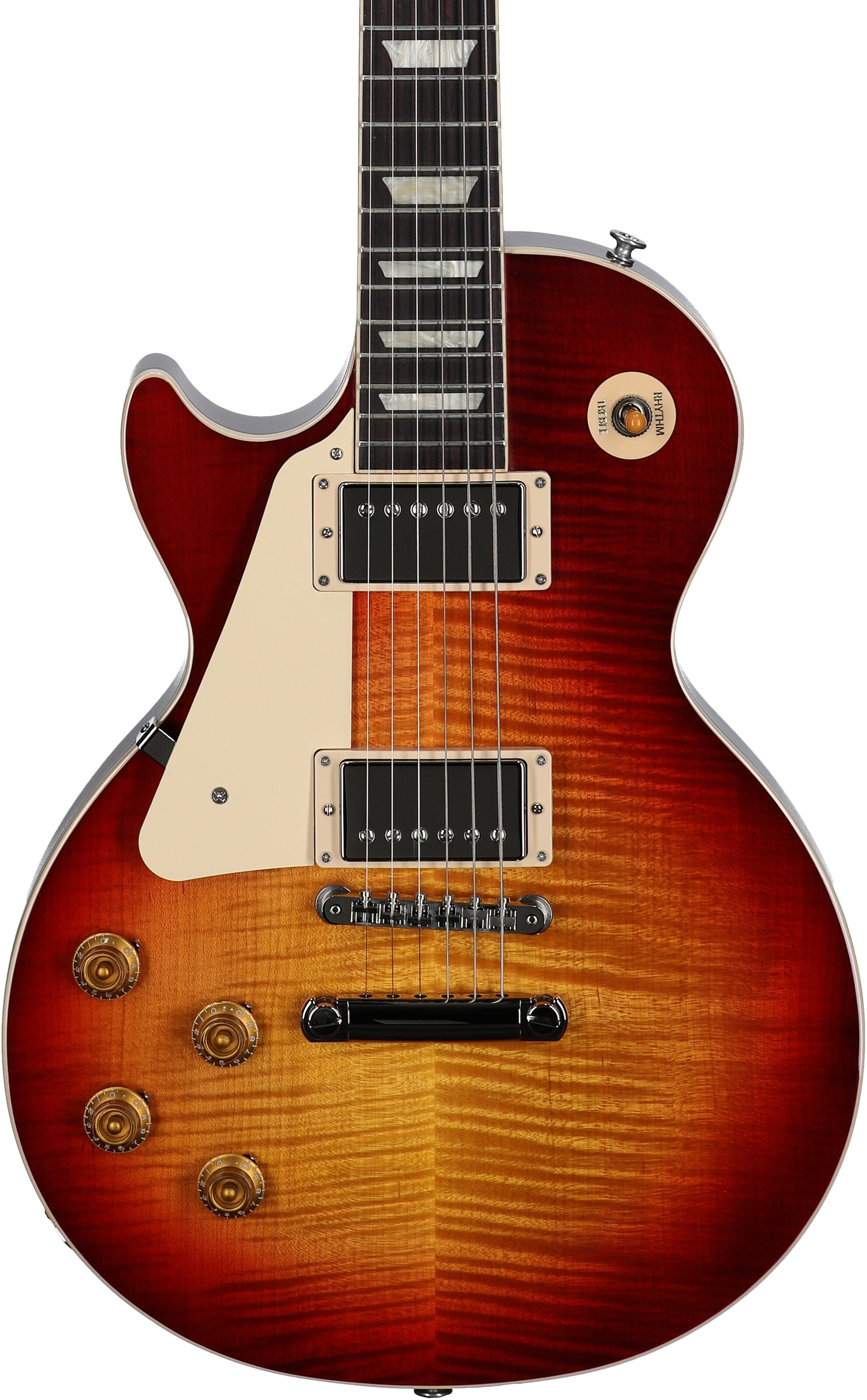 Gibson Les Paul Standard '50s Electric Guitar, Left-Handed (with Case), Heritage Cherry Sunburst, Serial Number 234540104, Body Straight Front