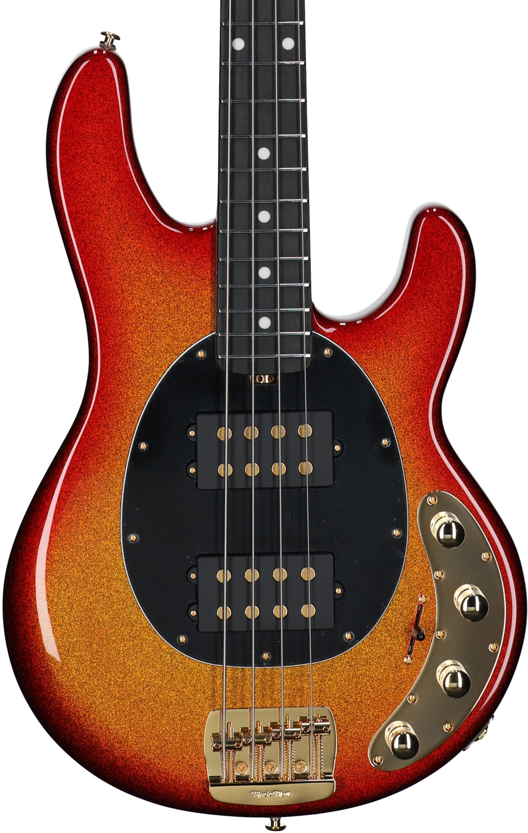 Ernie Ball Music Man StingRay Special HH Electric Bass (with Case), Cherry Punch, Serial Number K06361, Body Straight Front