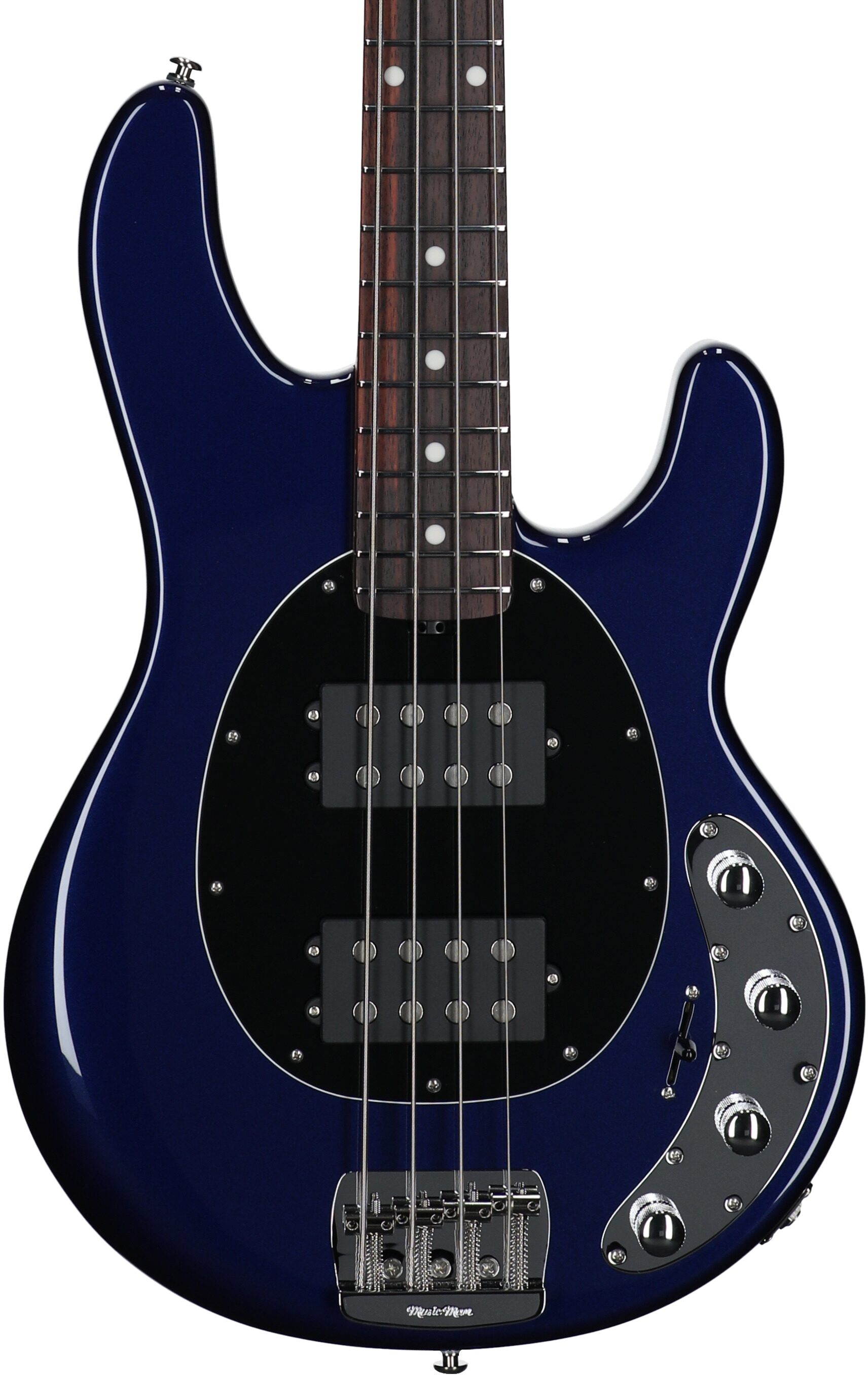 Ernie Ball Music Man StingRay Special HH Electric Bass (with Case), Butane Blue, Serial Number K07479, Body Straight Front