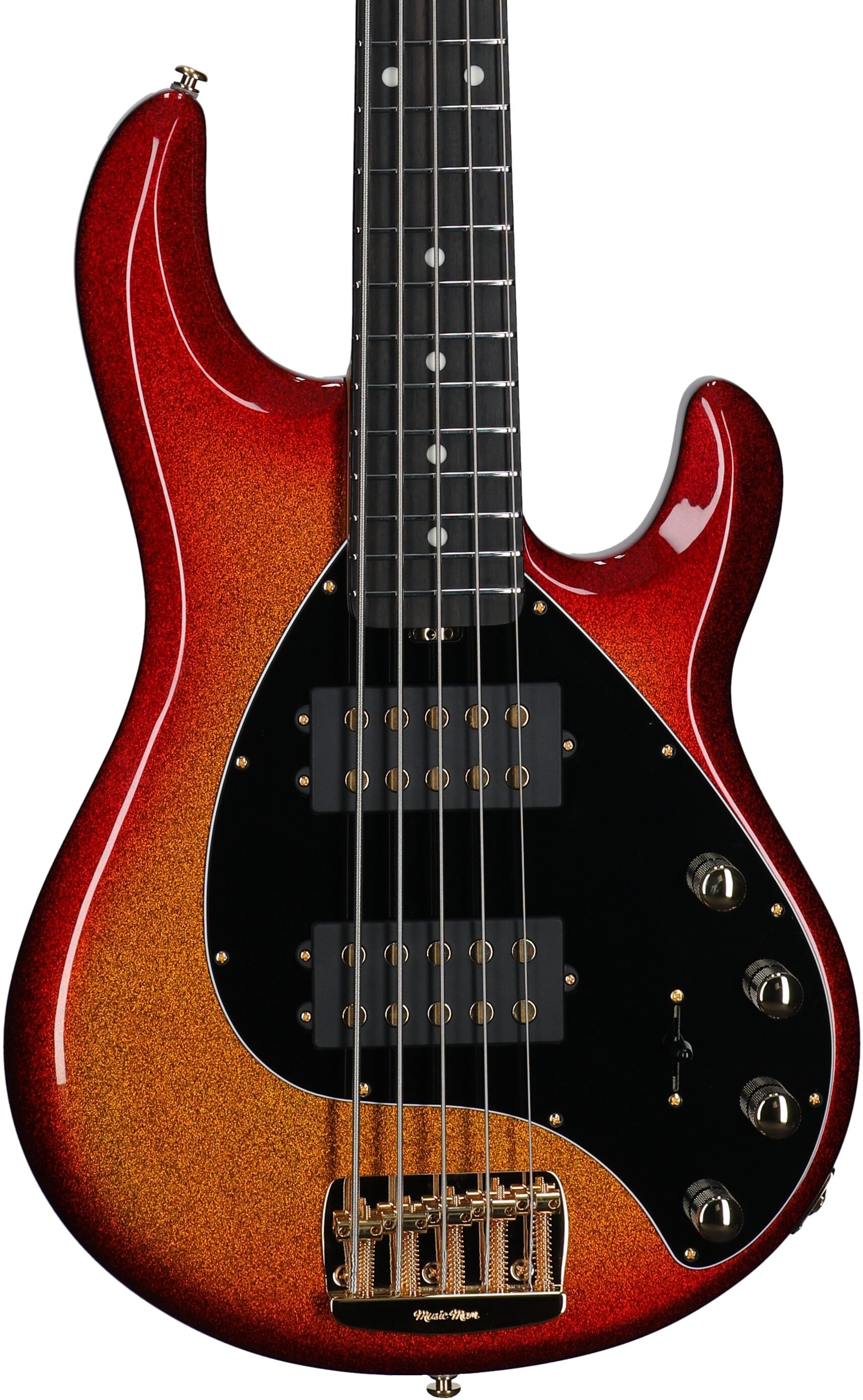 Ernie Ball Music Man StingRay 5 Special HH Electric Bass (with Case), Cherry Punch, Ebony Fretboard, Serial Number K05680, Body Straight Front