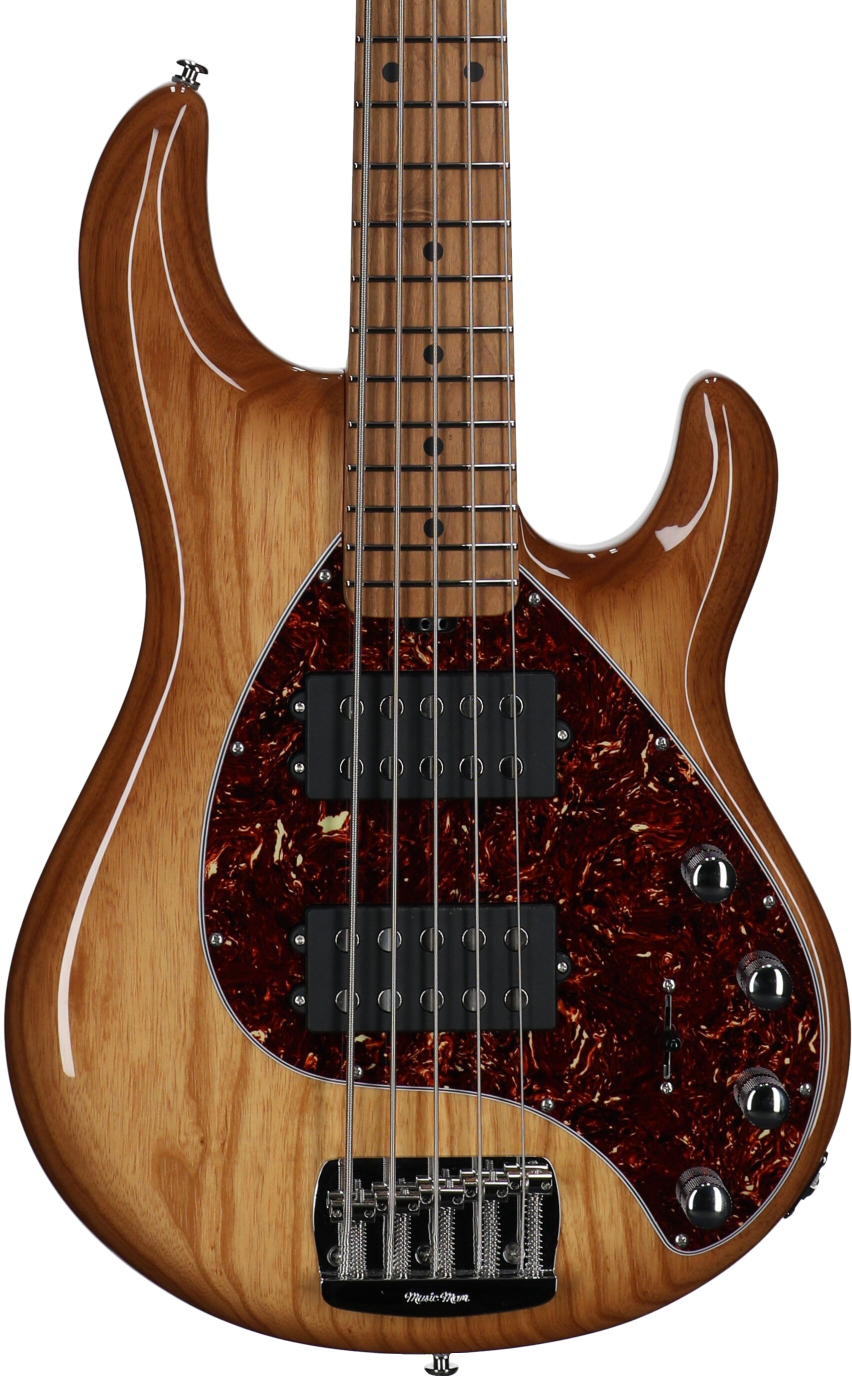 Ernie Ball Music Man StingRay 5 Special HH Electric Bass (with Case), Hot Honey, Serial Number K06091, Body Straight Front
