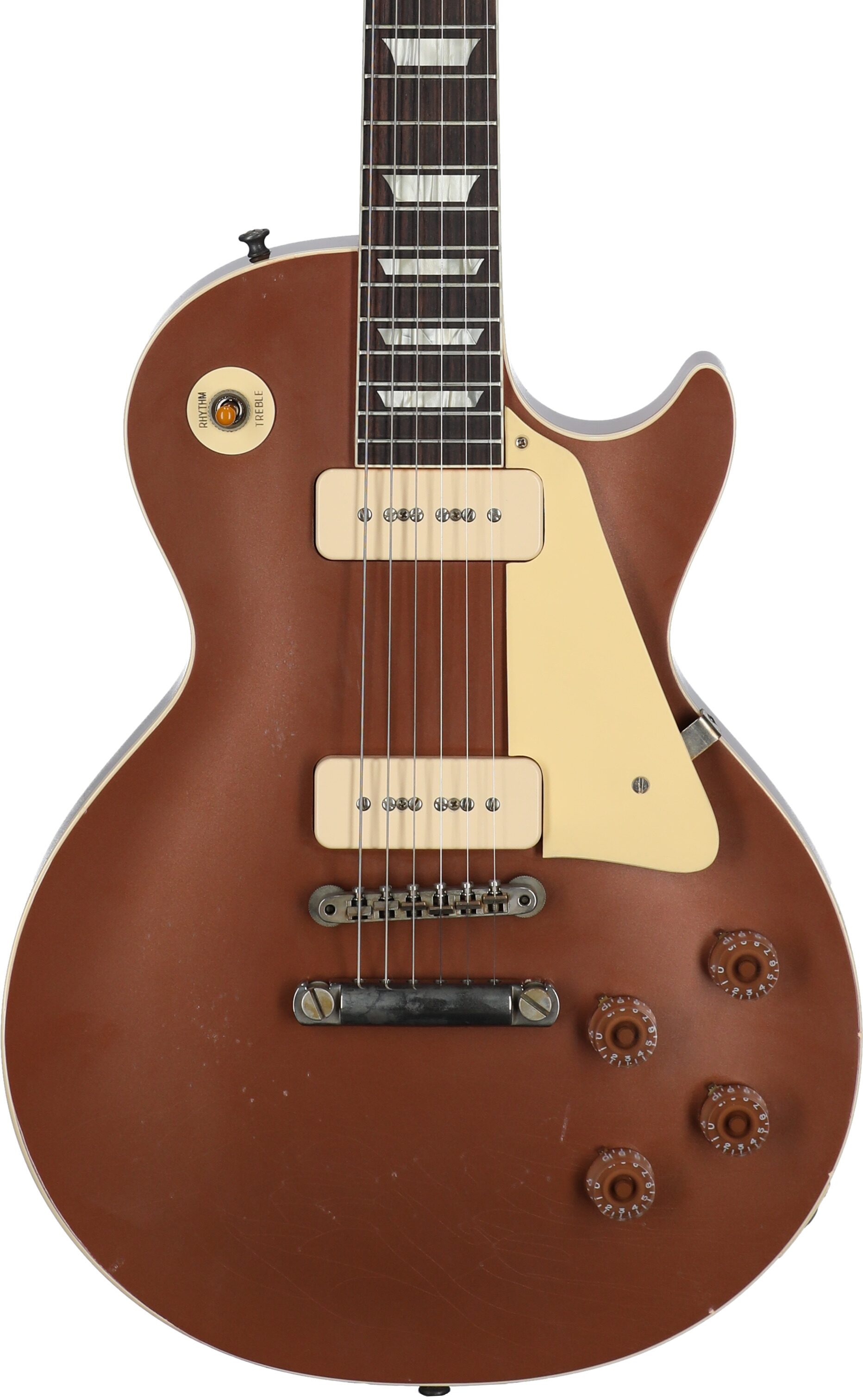 Gibson Limited Edition Custom Shop 1955 NAMM Les Paul Electric Guitar (with Case), Copper Iridescent, Serial Number 55270, Body Straight Front