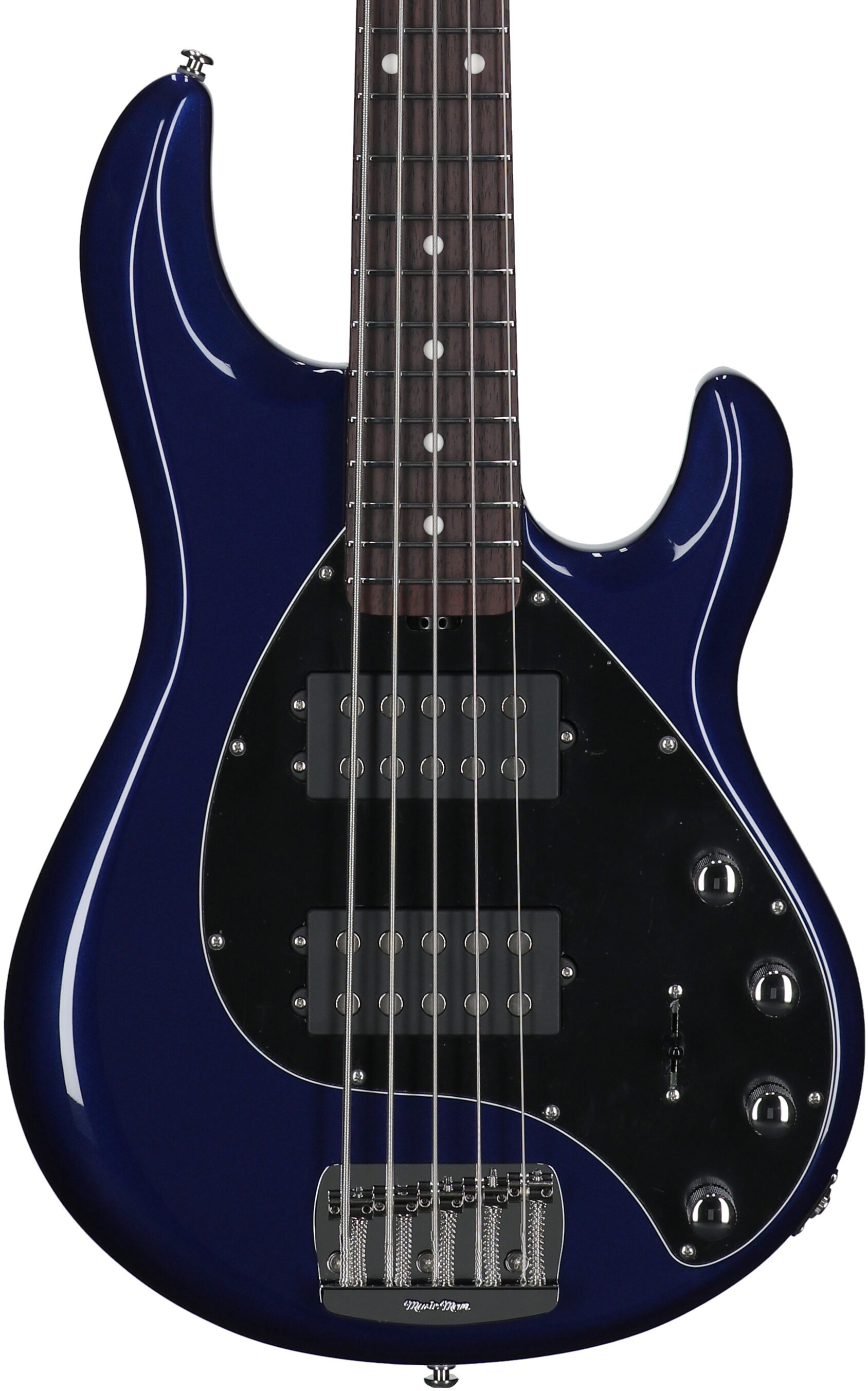 Ernie Ball Music Man StingRay 5 Special HH Electric Bass (with Case), Butane Blue, Serial Number K05797, Body Straight Front