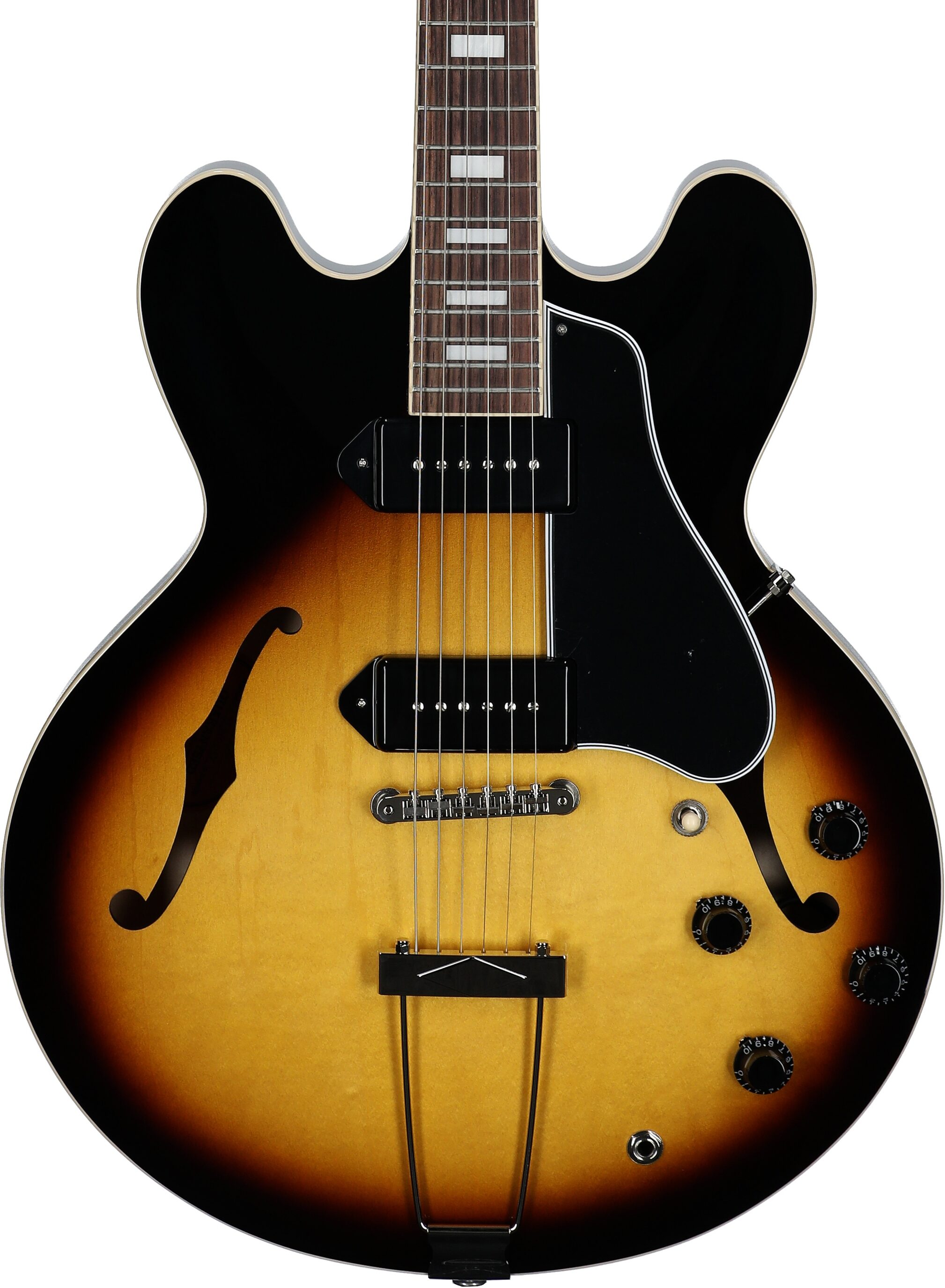Gibson ES-330 Hollow Body Electric Guitar (with Case), Tobacco Sunburst, Serial Number 233840082, Body Straight Front