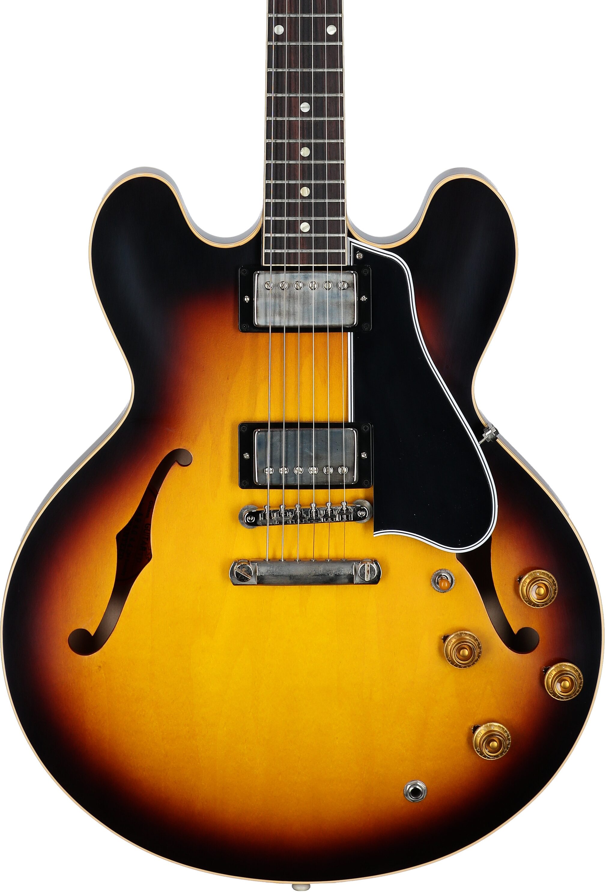 Gibson Custom 1959 ES-335 Reissue VOS Electric Guitar (with Case), Vintage Burst, Serial Number A940440, Body Straight Front