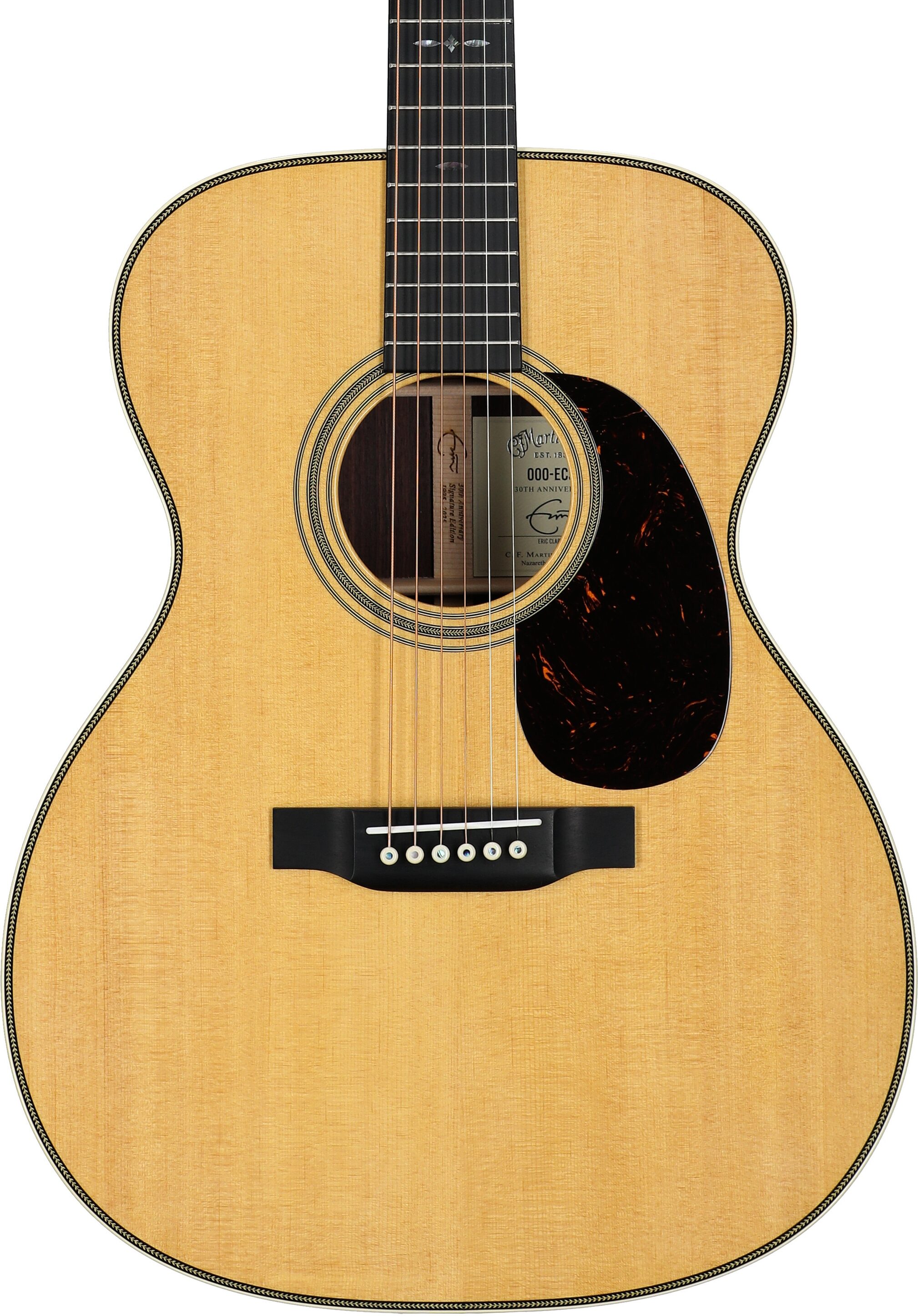 Martin 000-EC Eric Clapton 30th Anniversary Acoustic Guitar (with Case), New, Serial Number M2944525, Body Straight Front