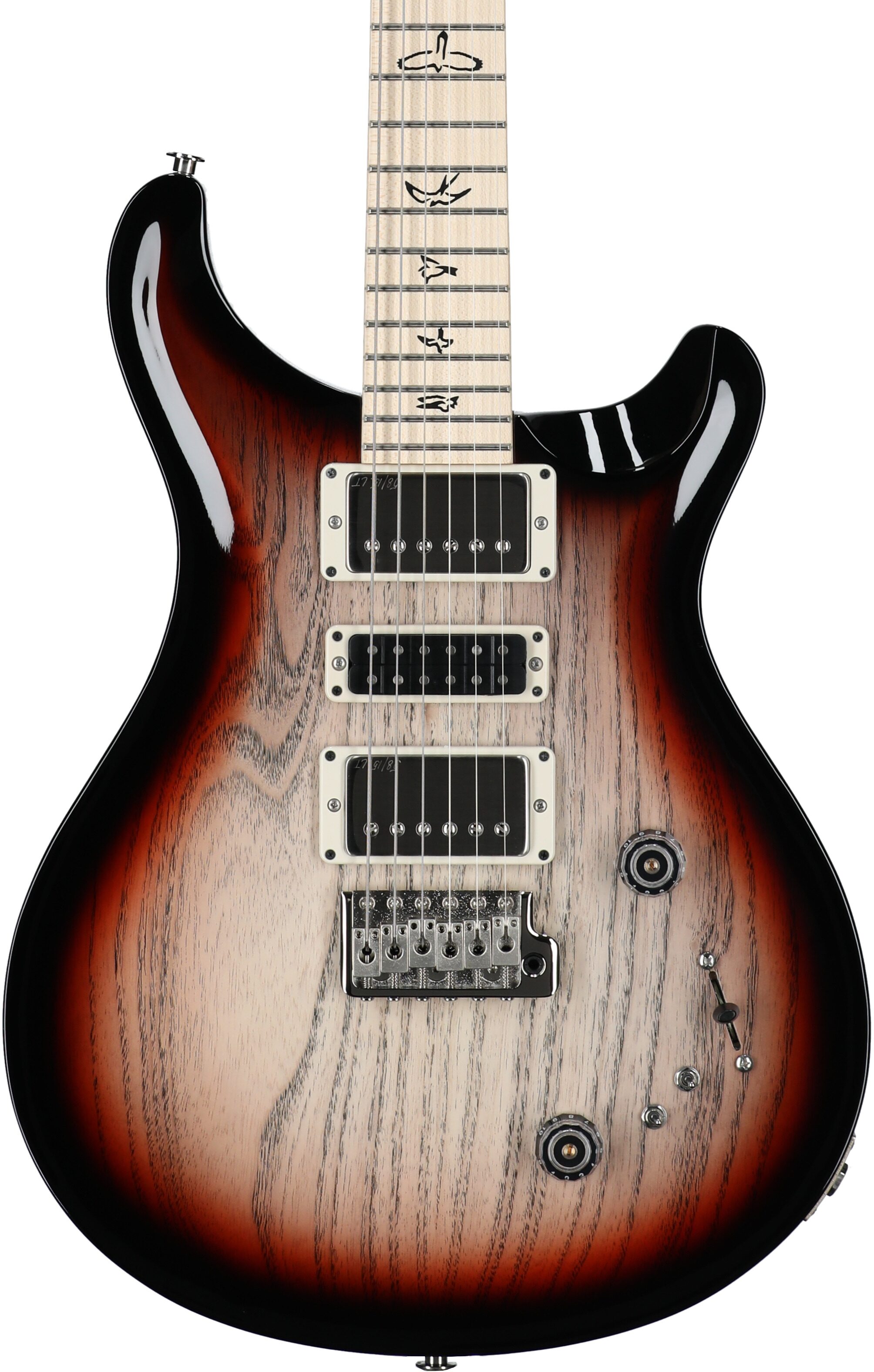 PRS Paul Reed Smith Swamp Ash Special Maple Electric Guitar (with Gig Bag), Jasper Smokeburst, Serial Number 0404830, Body Straight Front