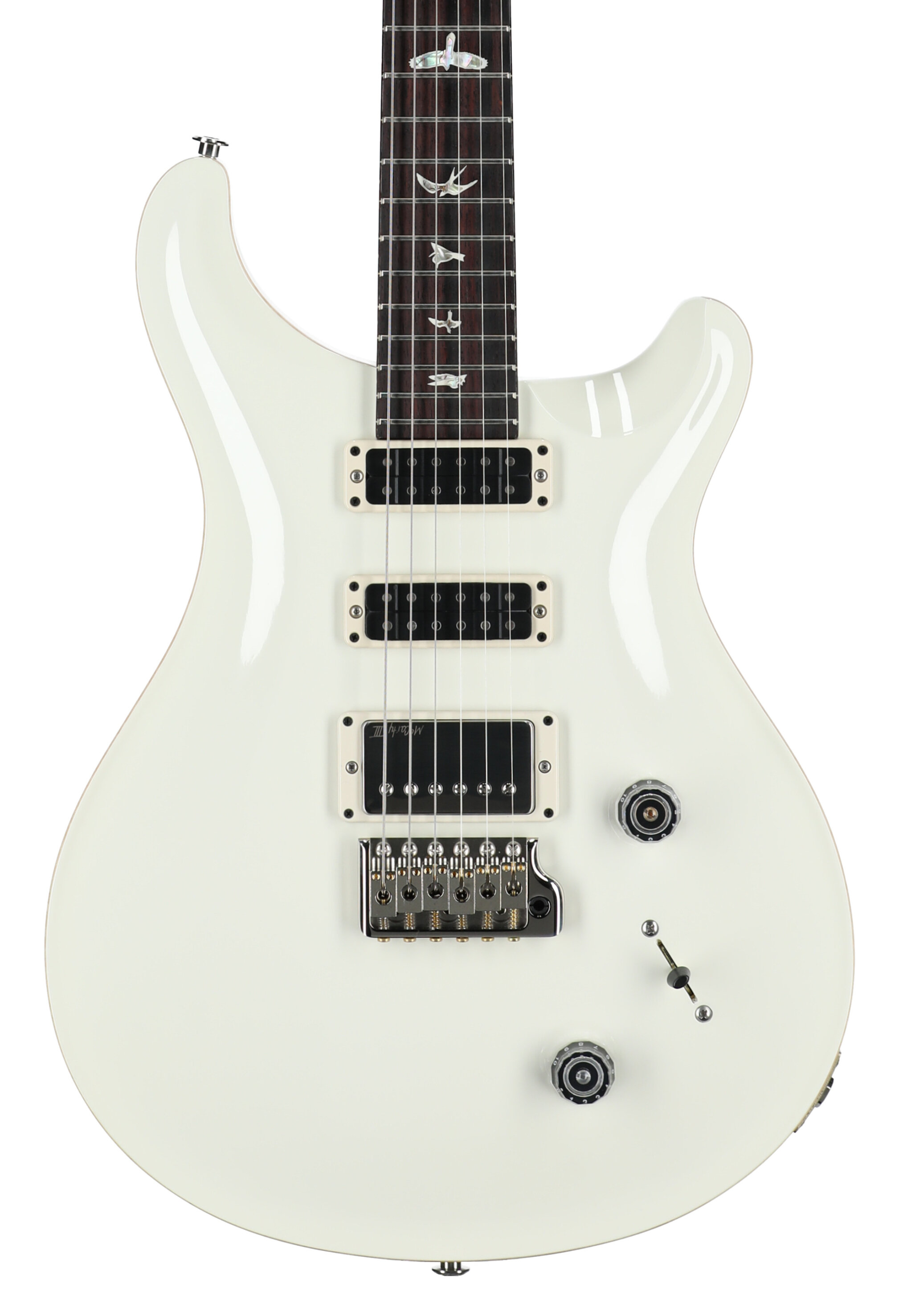 PRS Paul Reed Smith Studio Electric Guitar (with Case), Antique White, Serial Number 0399173, Body Straight Front