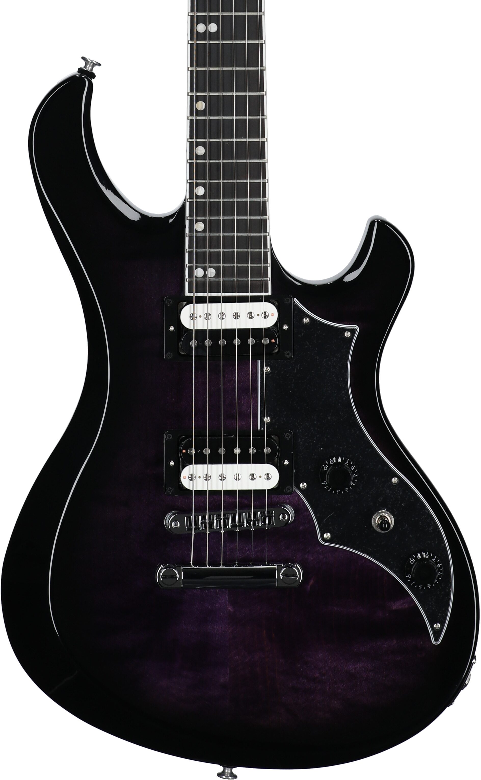 Gibson Victory Figured Top Electric Guitar (with Case), Purple Burst, Serial Number 207350166, Body Straight Front