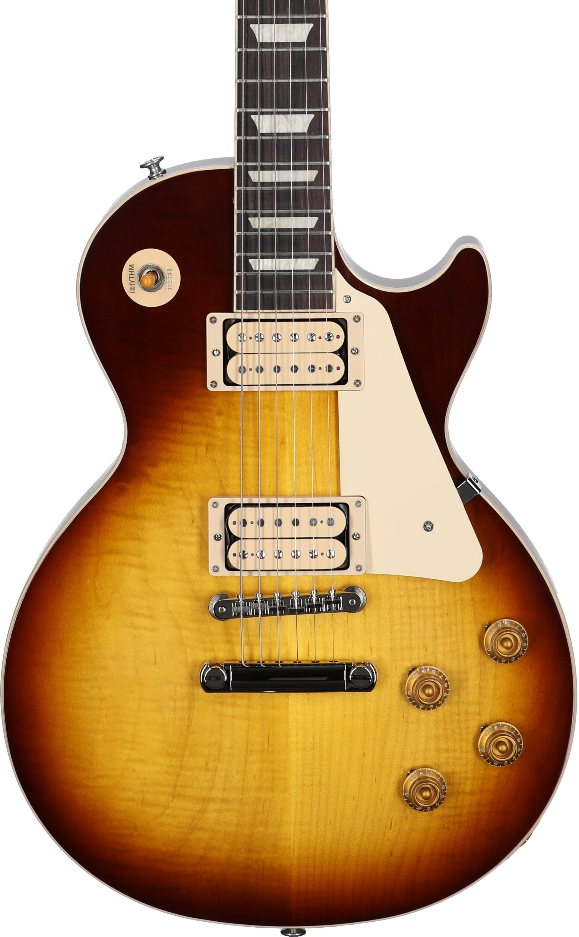Gibson Limited Edition Les Paul Standard '50s Double Trouble Electric Guitar, Vintage Tobacco, Serial Number 208750314, Body Straight Front