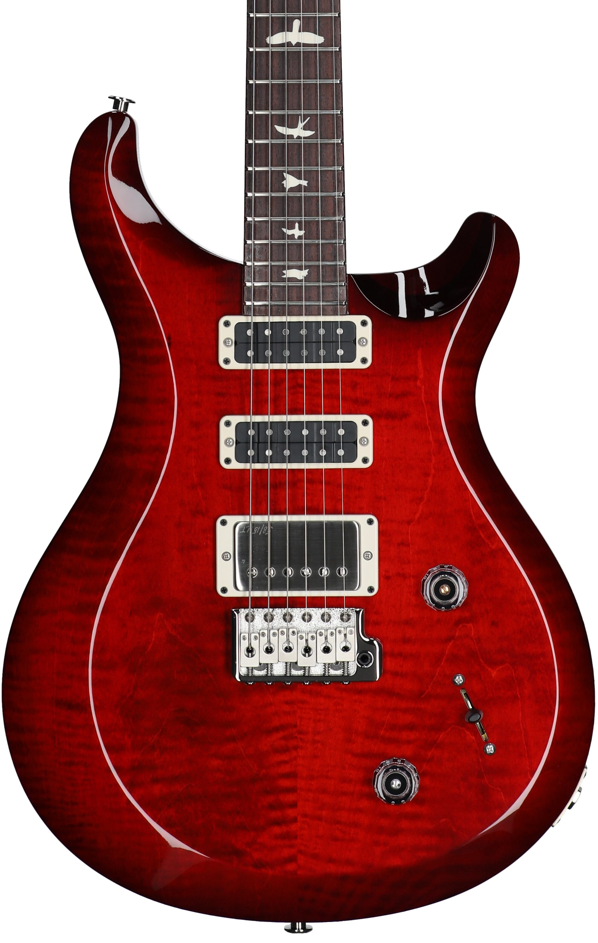 PRS Paul Reed Smith S2 Studio Electric Guitar, Fire Red Burst, Serial Number S2080135, Body Straight Front