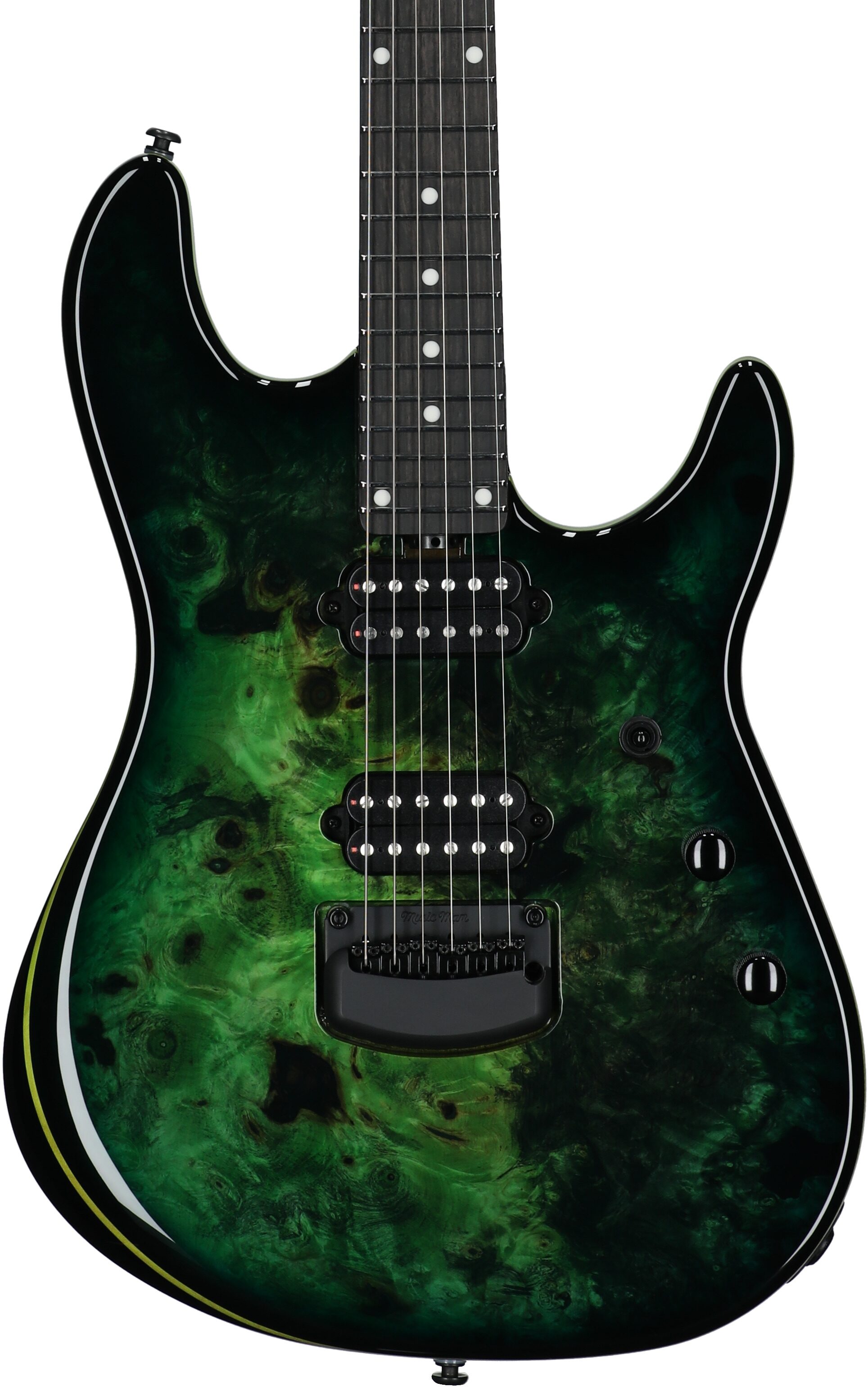 Ernie Ball Music Man Jason Richardson Cutlass HT Electric Guitar, (with Gig Bag), Kokiri Forest Green, Serial Number S12054, Body Straight Front