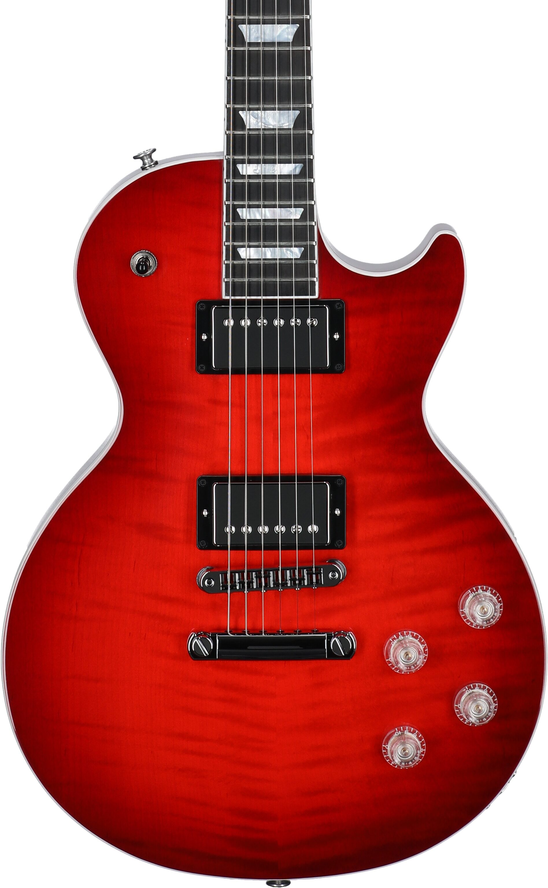 Gibson Les Paul Modern Figured AAA Electric Guitar (with Case), Cherry Burst, Serial Number 234740000, Body Straight Front