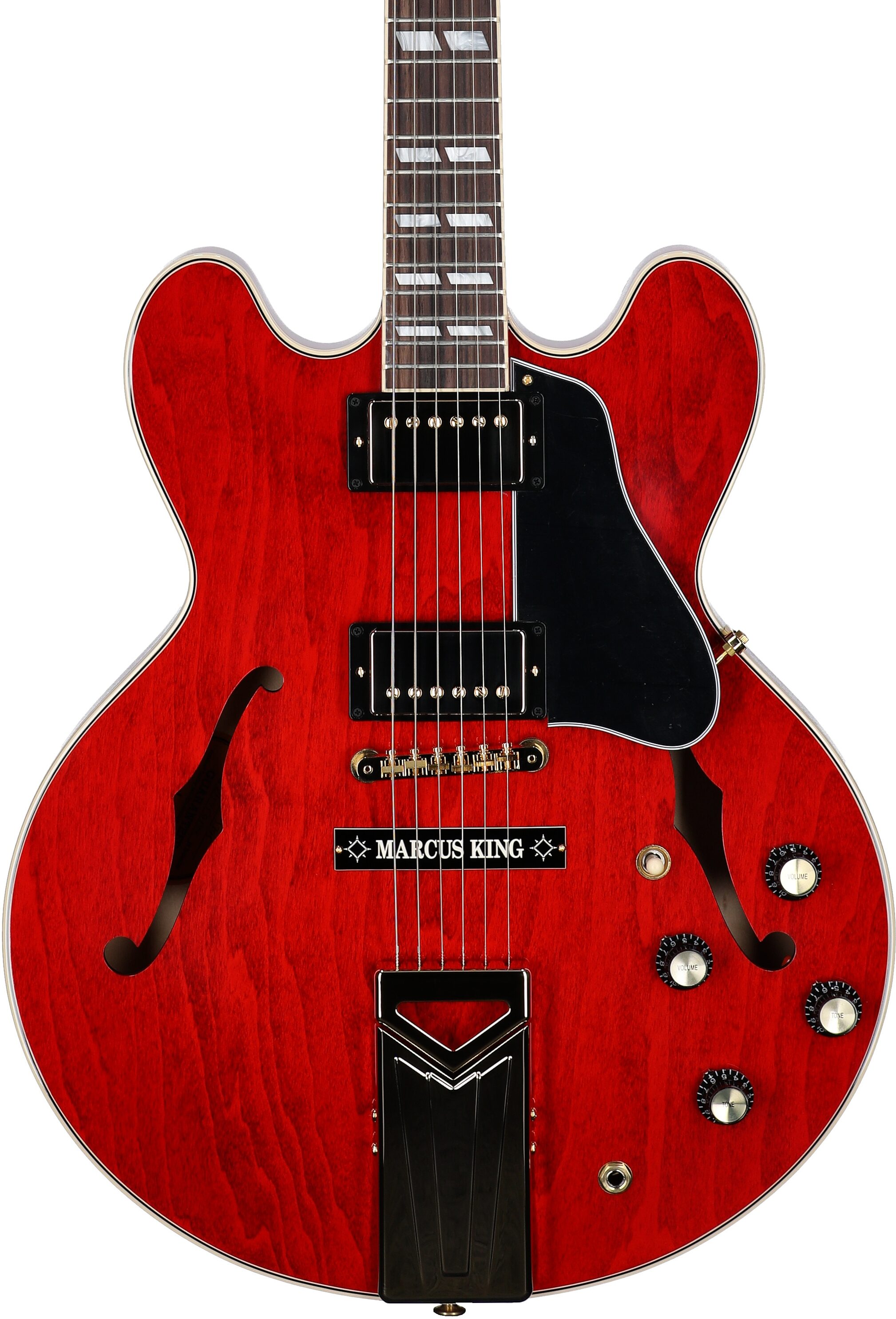 Gibson Marcus King ES-345 Electric Guitar (with Case), '60s Cherry, Serial Number 211450144, Body Straight Front