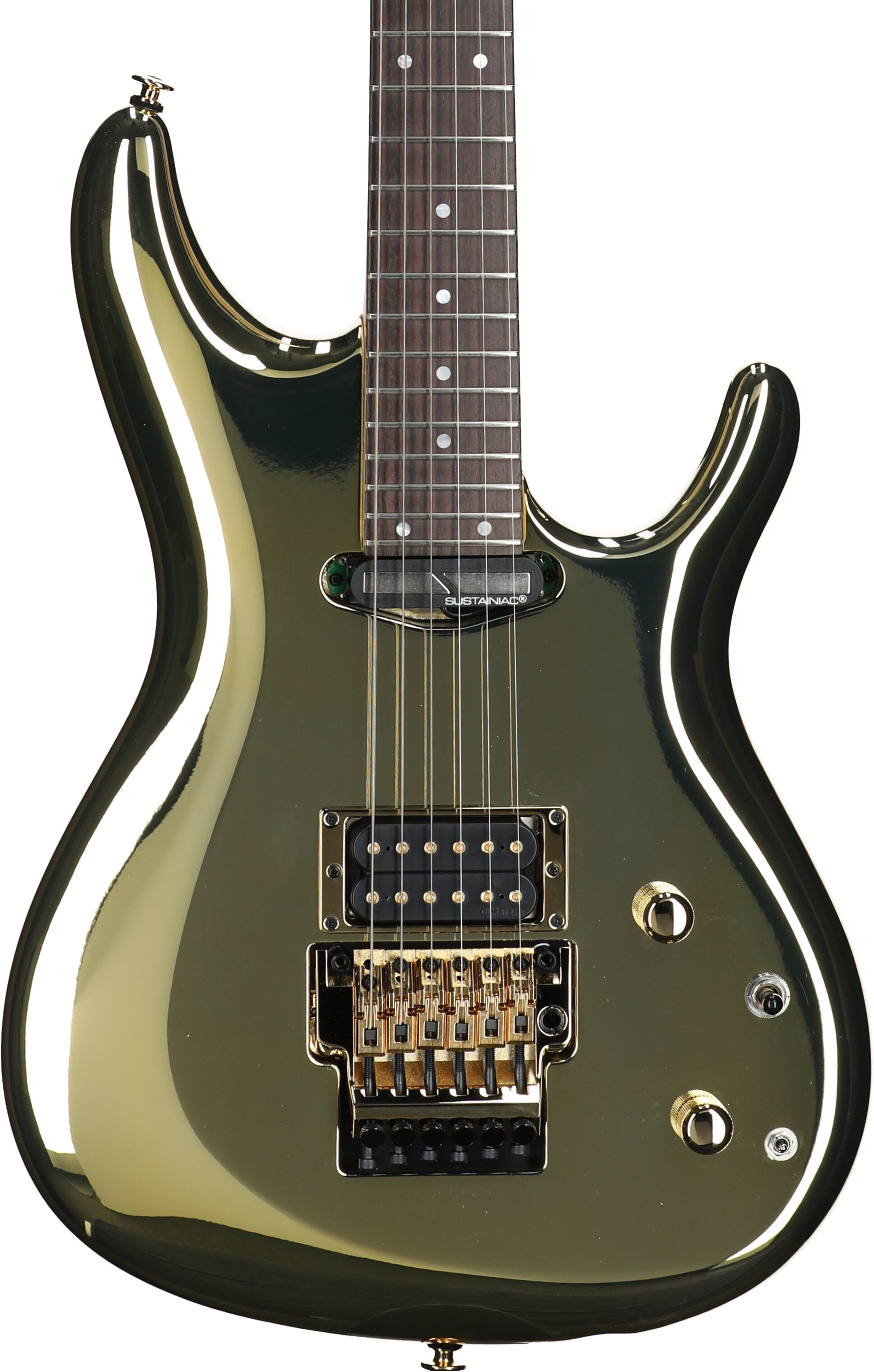 Ibanez JS1GD Joe Satriani Signature Electric Guitar (with Case), Goldboy, Serial Number 210001F2503707, Body Straight Front