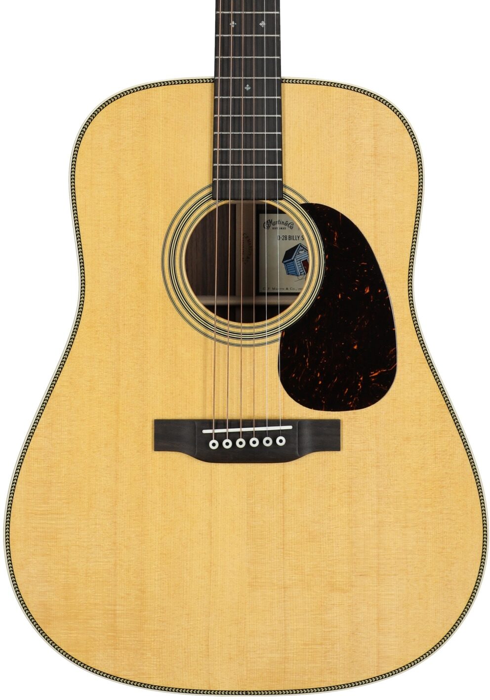 Martin D-28 Billy Strings Acoustic Guitar (with Case), New, Serial Number M2968656, Body Straight Front