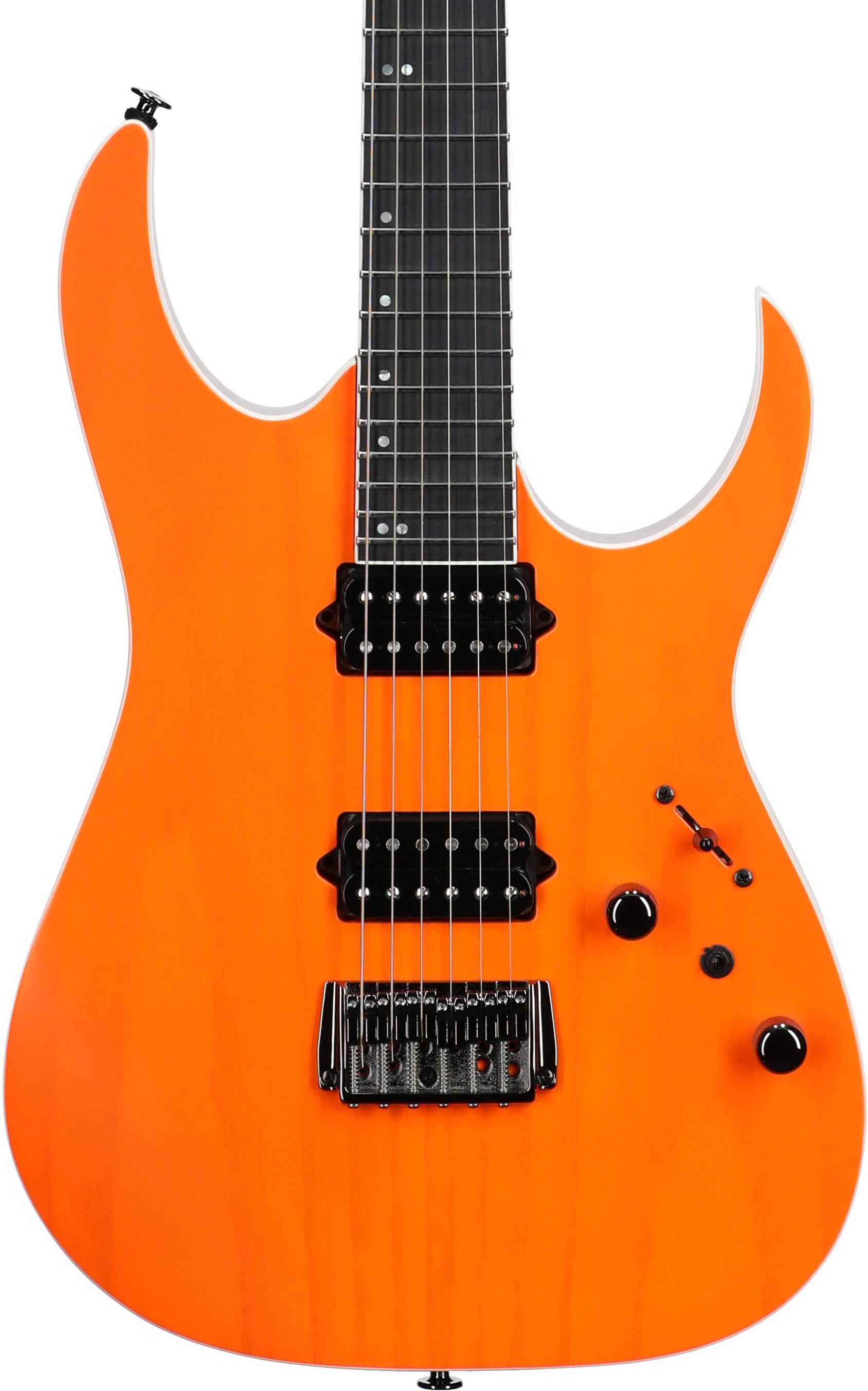 Ibanez RGR5221 Prestige Electric Guitar (with Case), Transparent Fluorescent Orange, Serial Number 210002F2513175, Body Straight Front