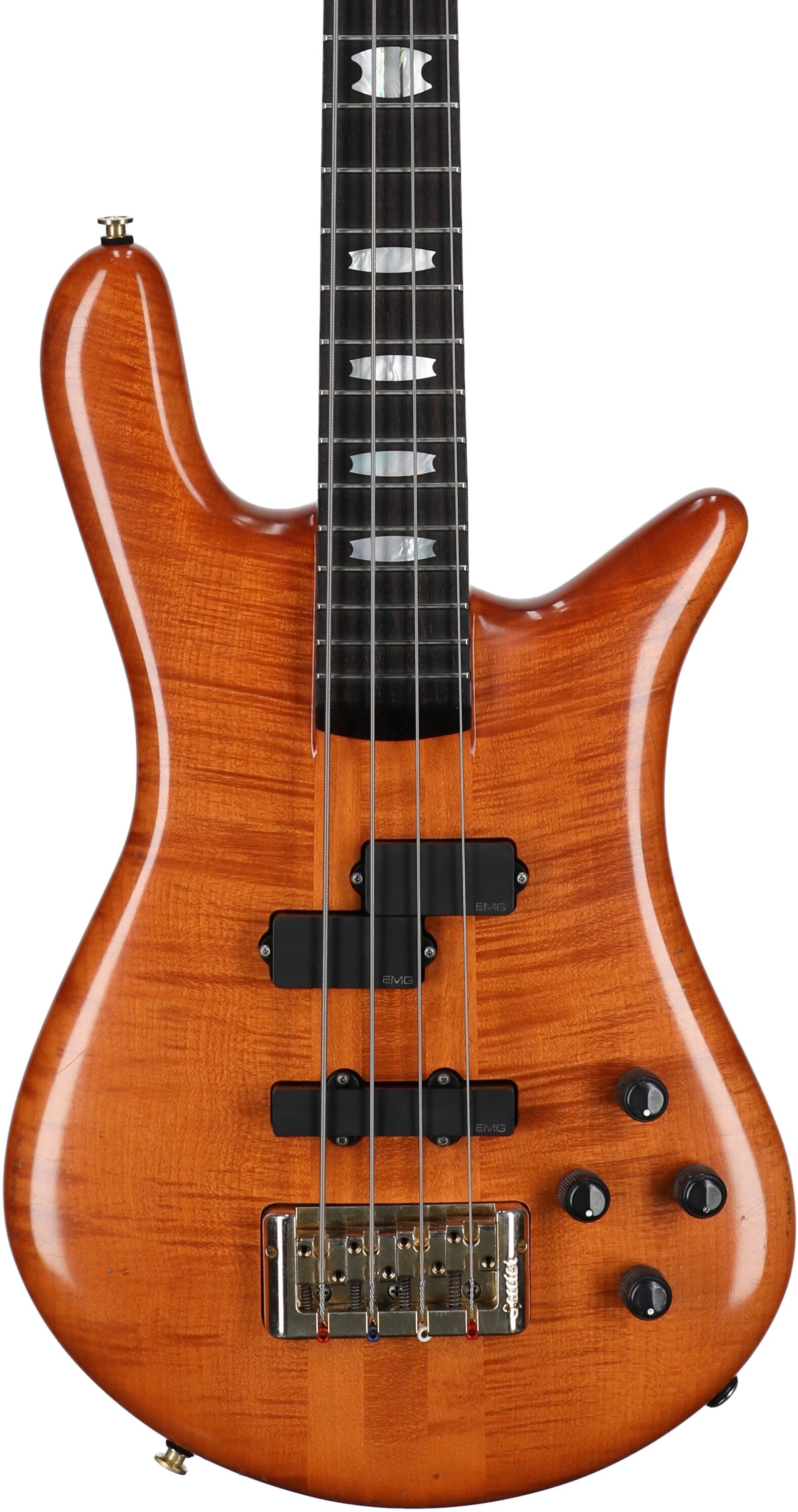 Spector Euro 4 Doug Wimbish Signature Limited Edition Electric Bass, Amber Relic, Serial Number 21NB22979, Body Straight Front
