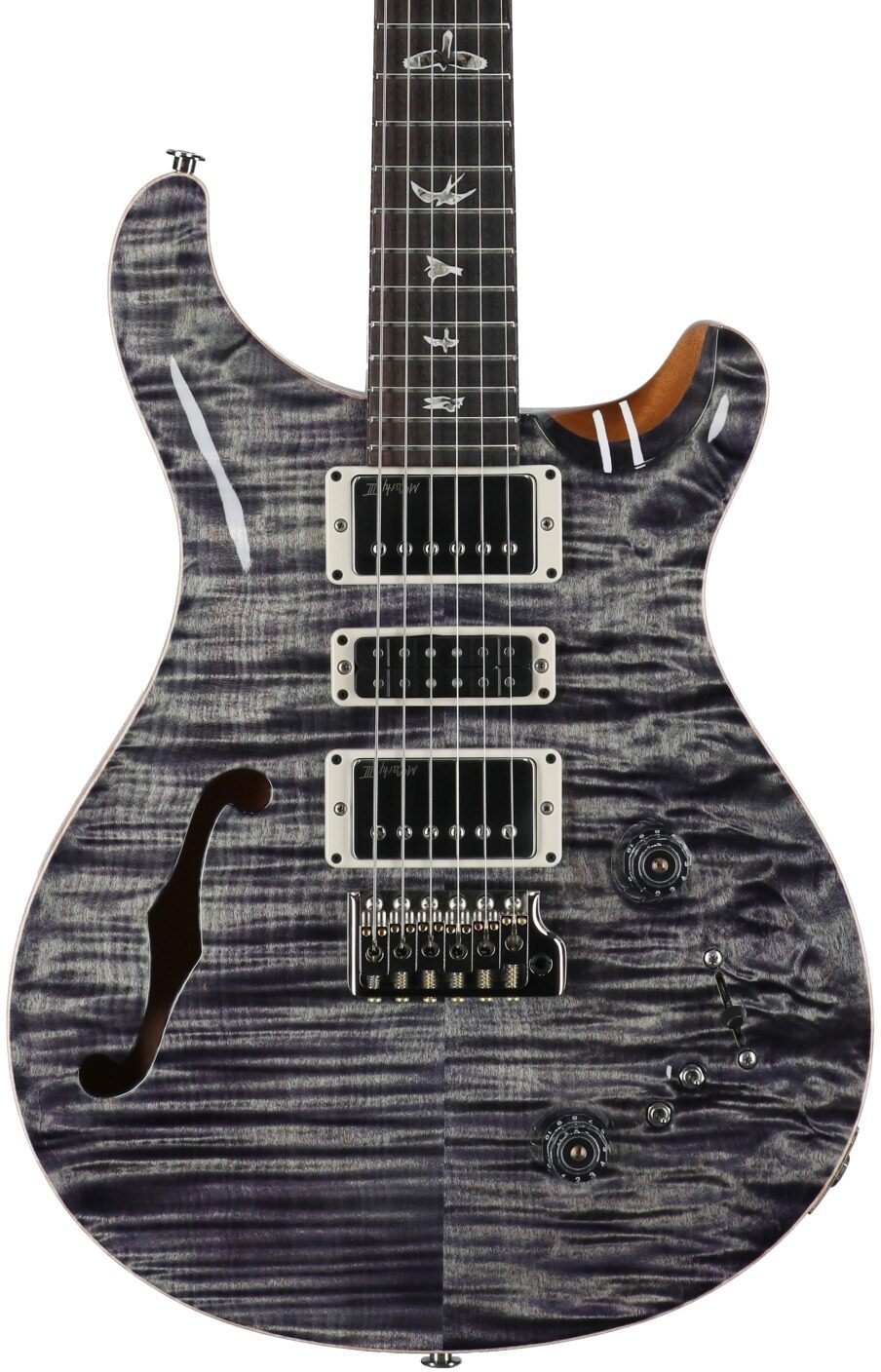 PRS Paul Reed Smith Special Semi-Hollowbody Electric Guitar (with Case), Aurora Borealis, Serial Number 0408469, Body Straight Front