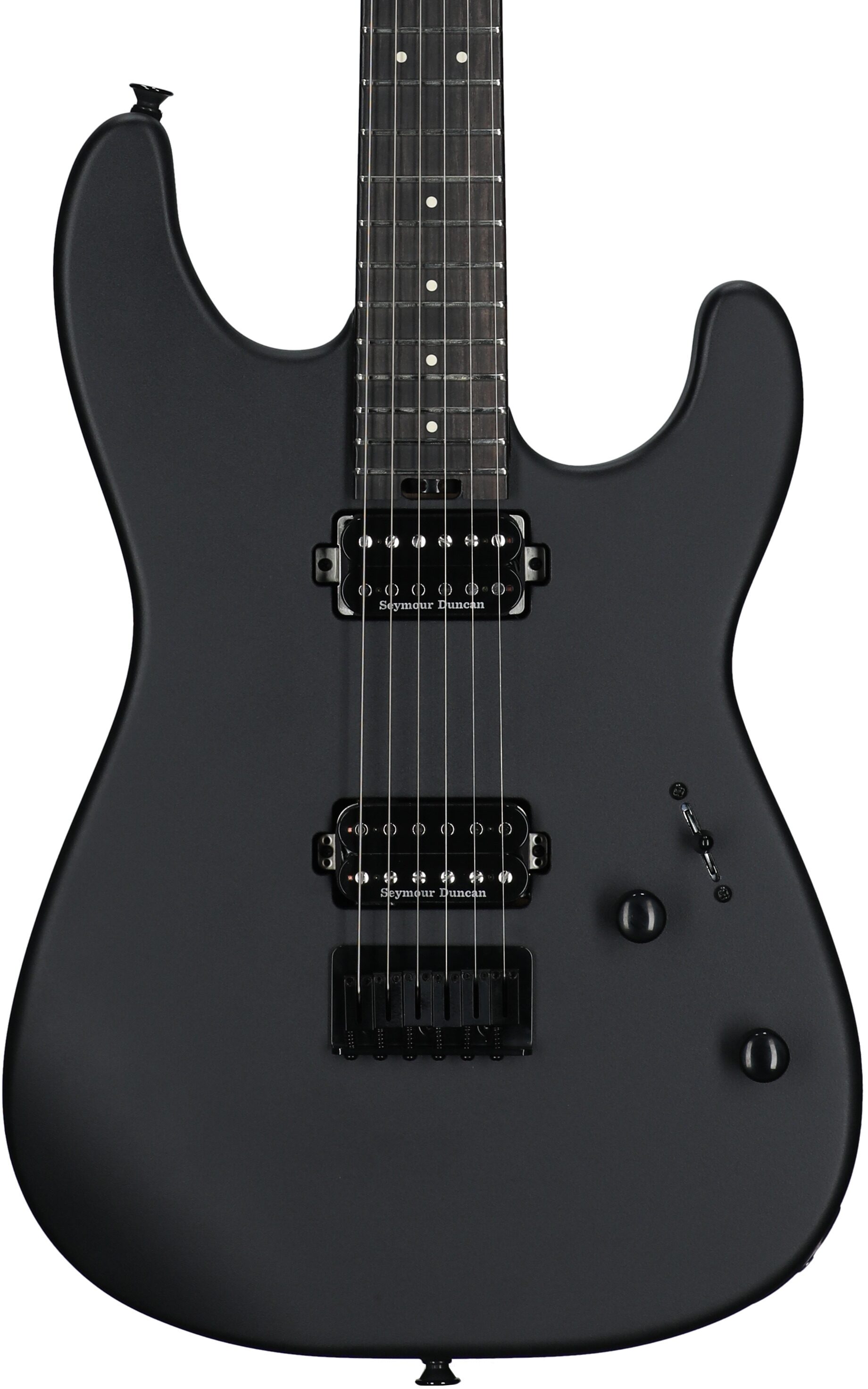 Charvel Pro-Mod Plus SD1 HH HT Electric Guitar, with Ebony Fingerboard, Scorched Earth, Body Straight Front