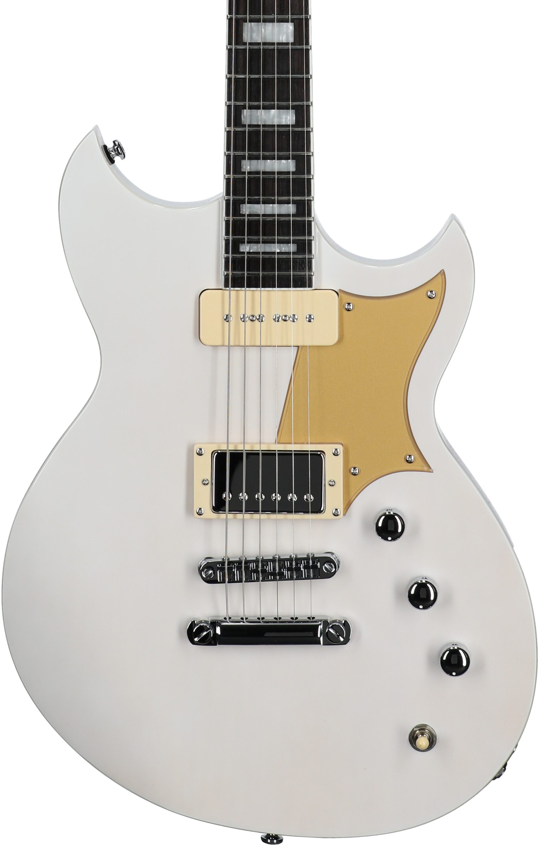 Reverend Sensei H90 Electric Guitar, Transparent White, Body Straight Front