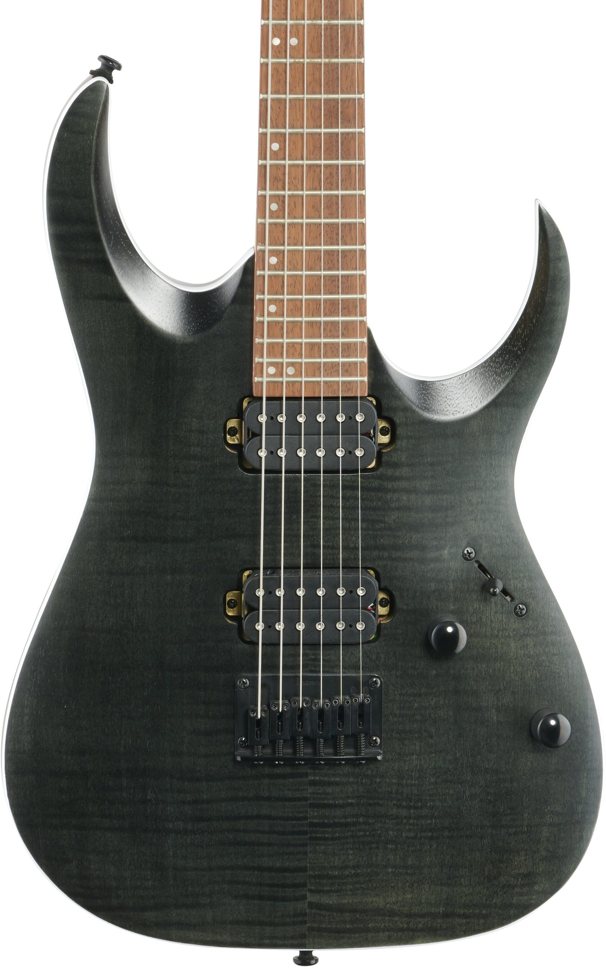 Ibanez RGA42FM Electric Guitar, Transparent Gray Flat, Body Straight Front