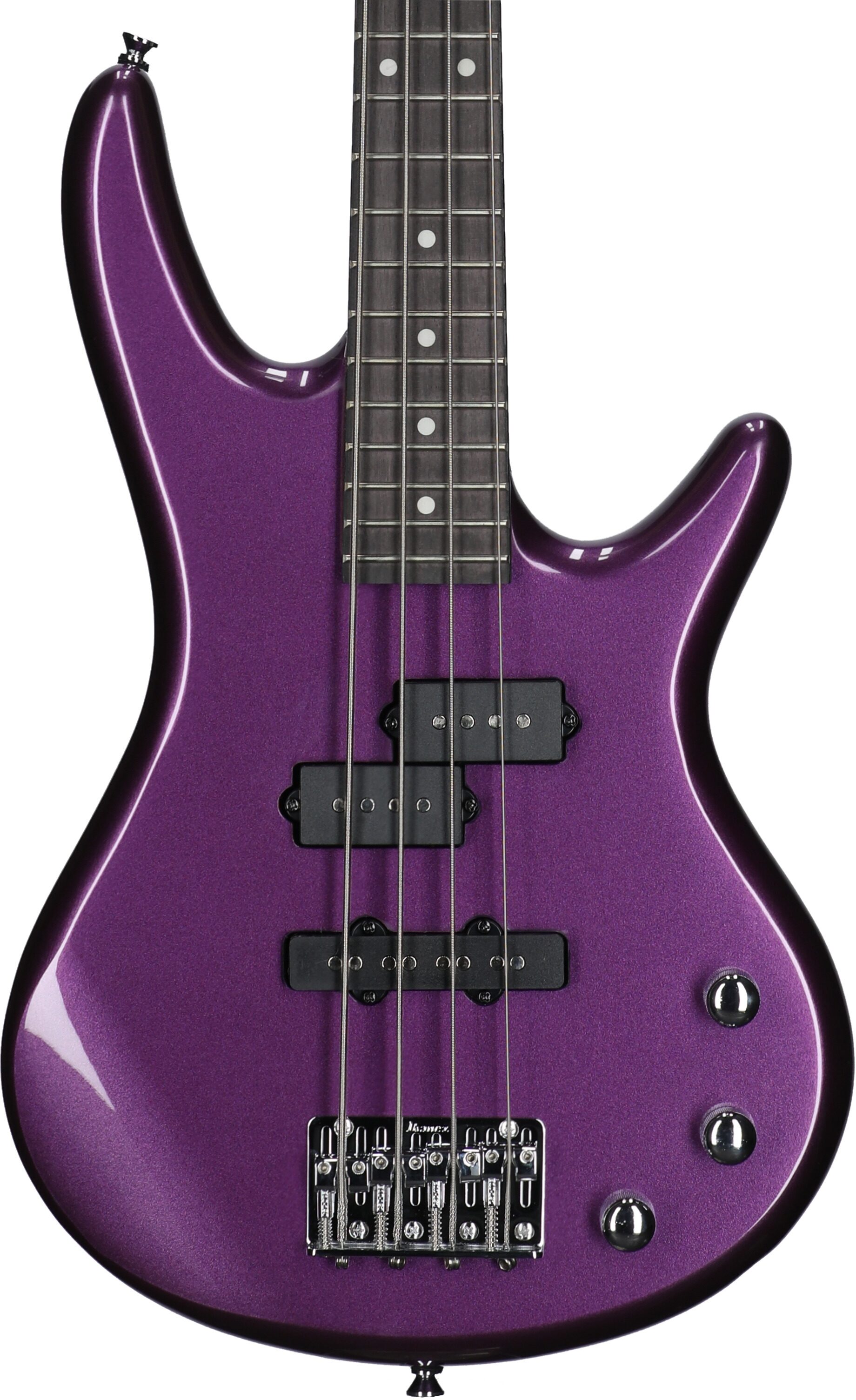 Ibanez GSRM20 Mikro Electric Bass, Metallic Purple, Body Straight Front