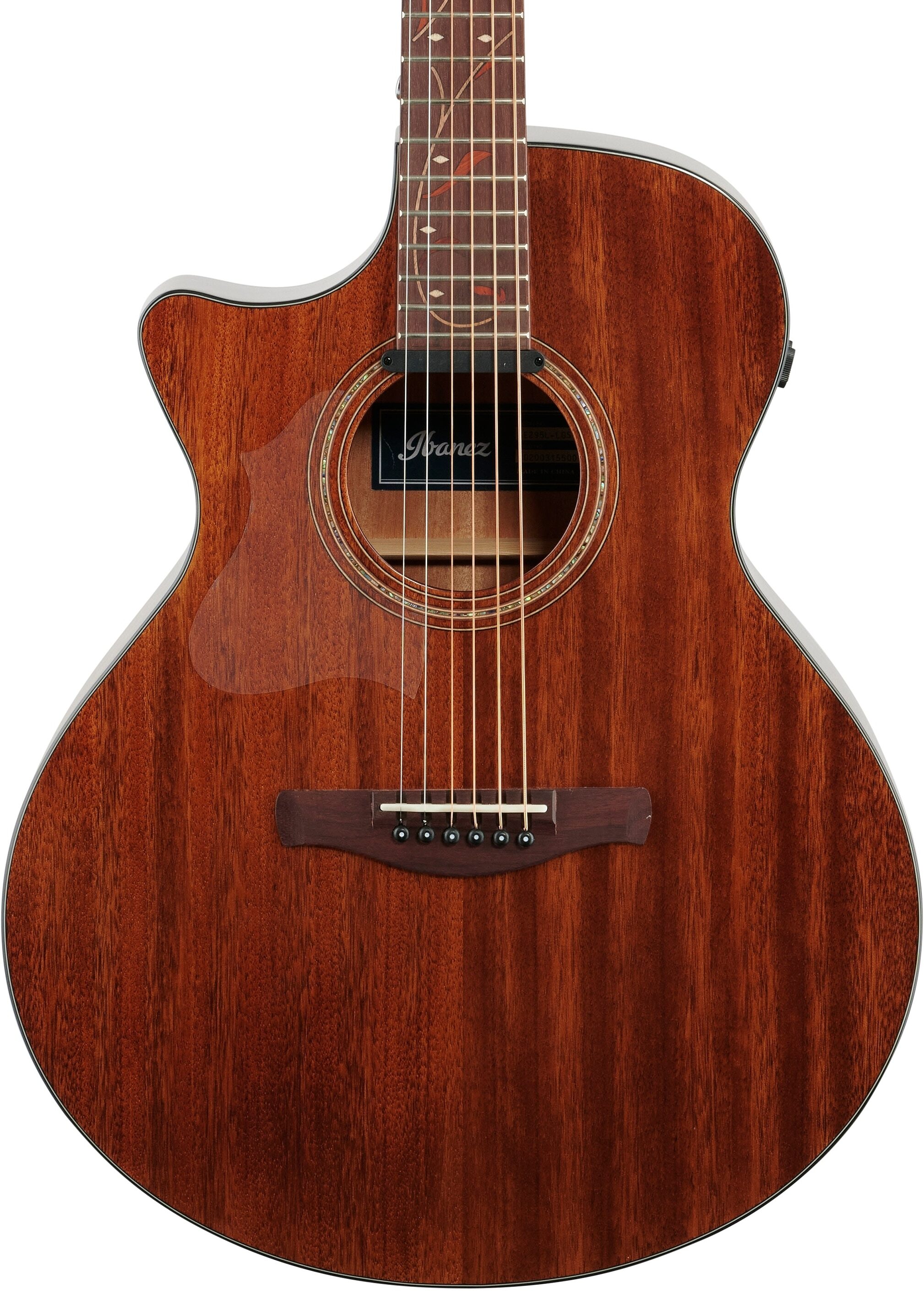 Ibanez Ae295l Acoustic Electric Guitar Left Handed Zzounds 