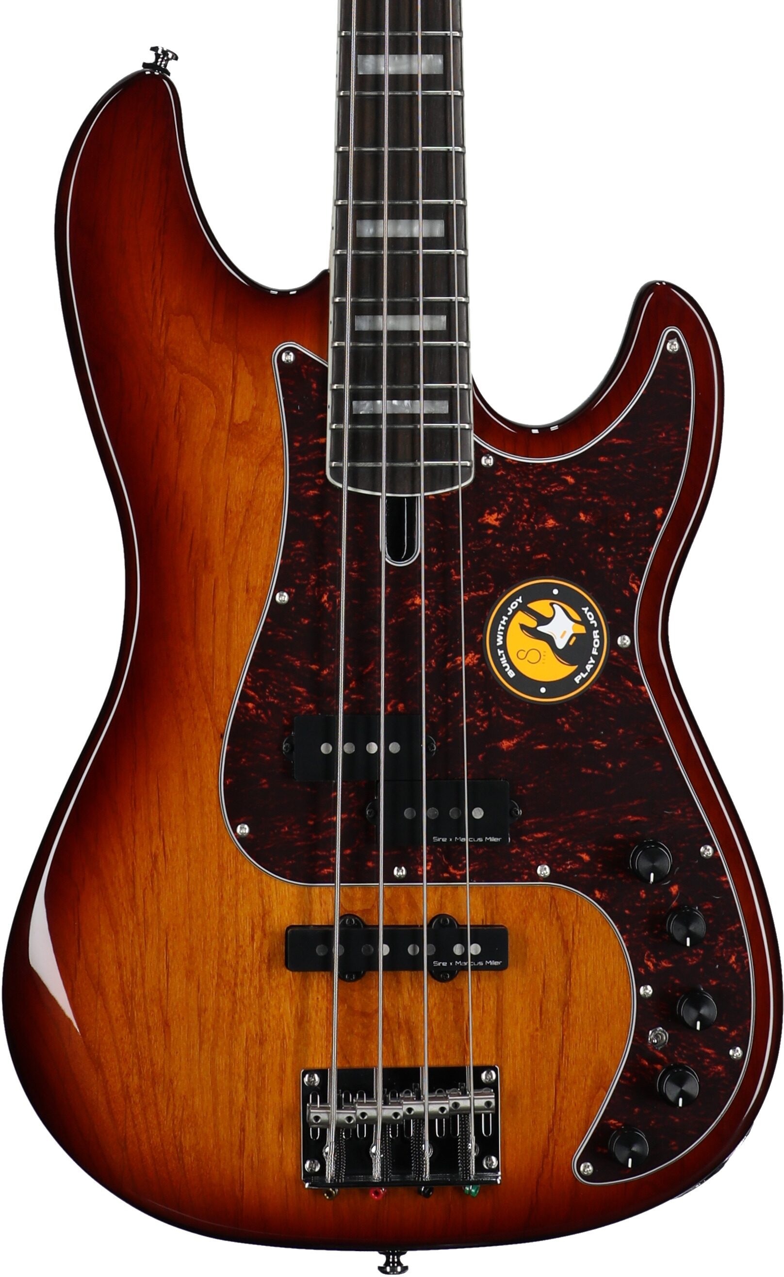 Sire Marcus Miller P7 Electric Bass, Tobacco Sunburst, Body Straight Front