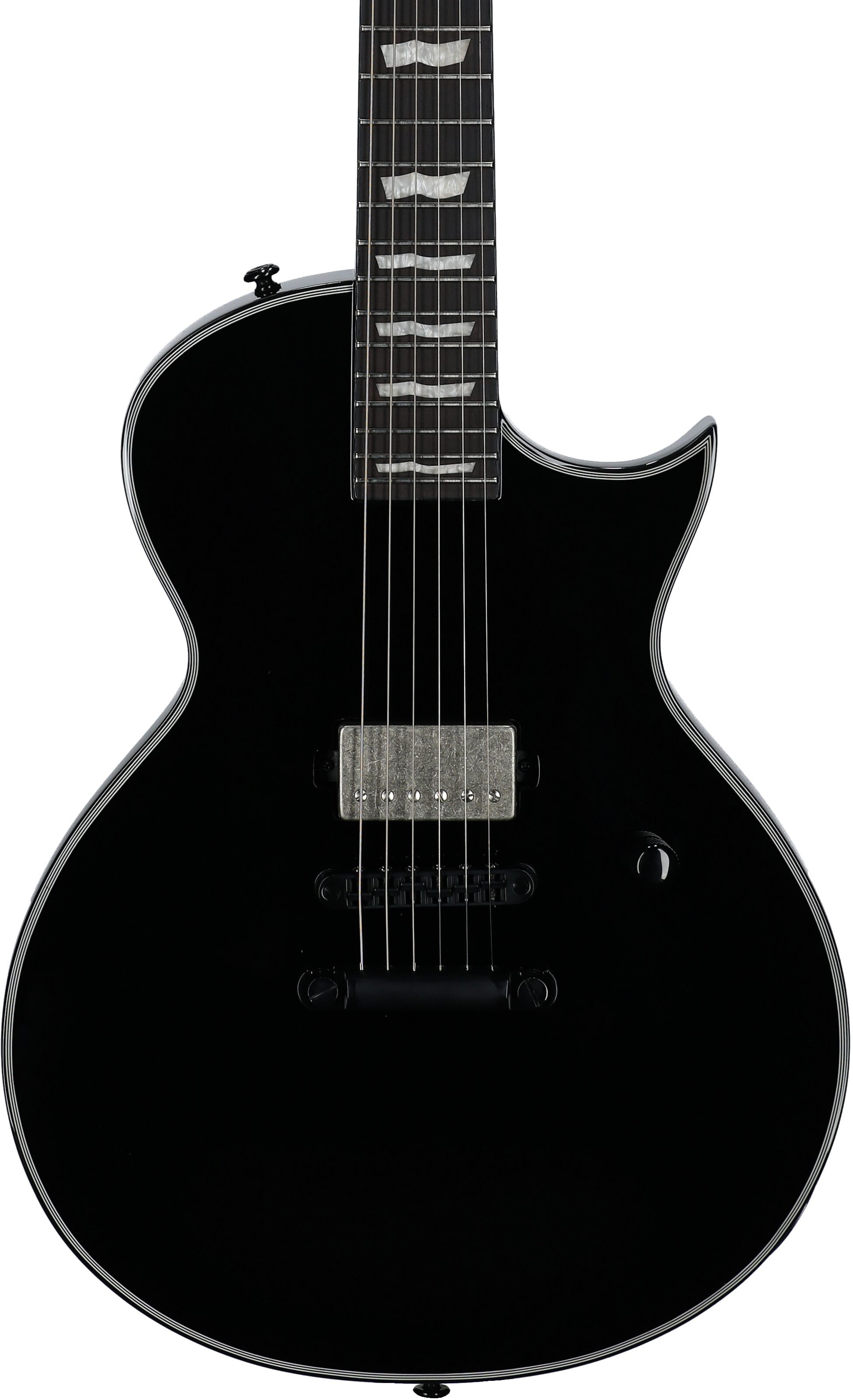 ESP LTD EC-201 Electric Guitar, Black, Body Straight Front