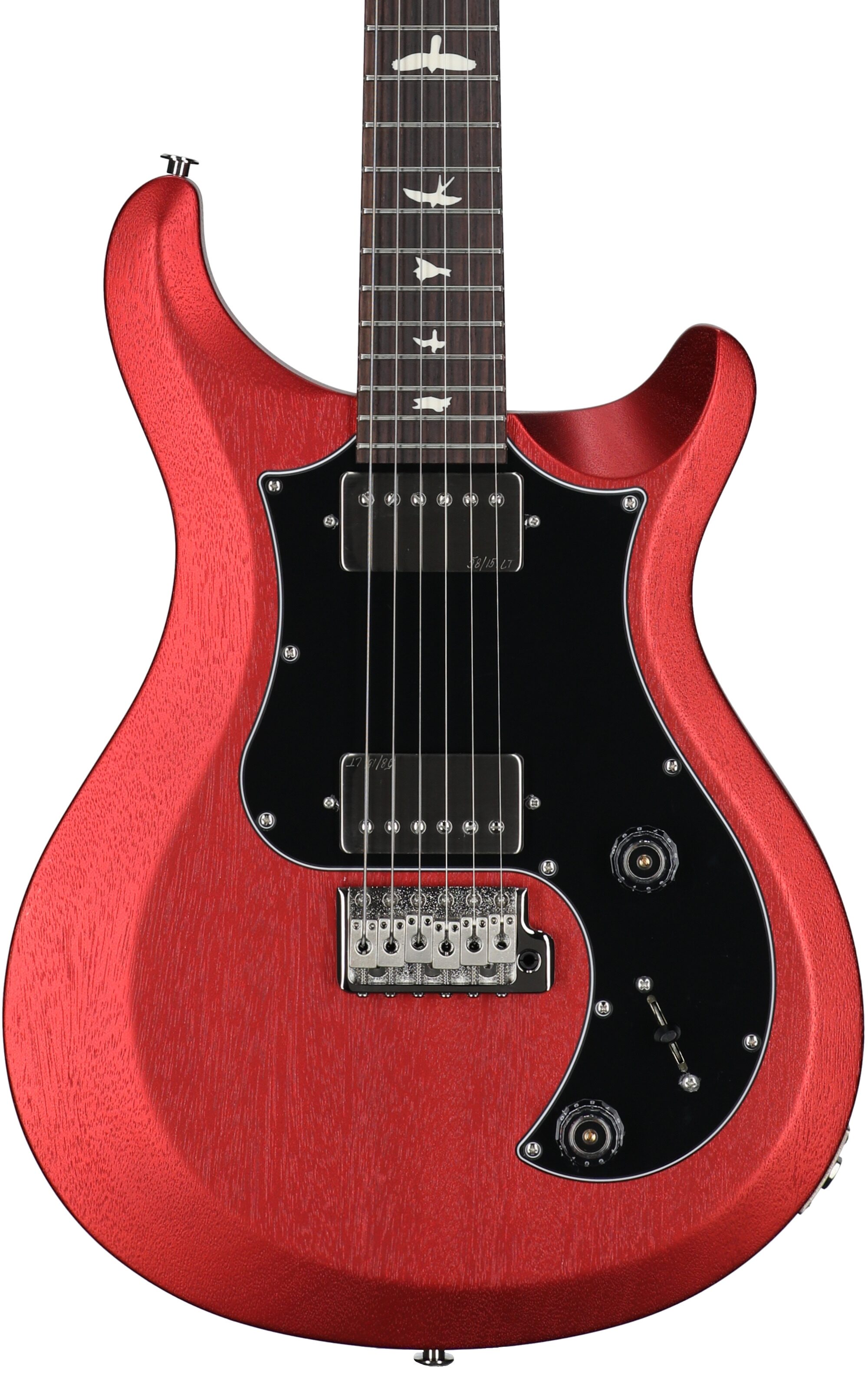 PRS Paul Reed Smith S2 Standard 22 Satin Electric Guitar, Red Apple Metallic, Body Straight Front