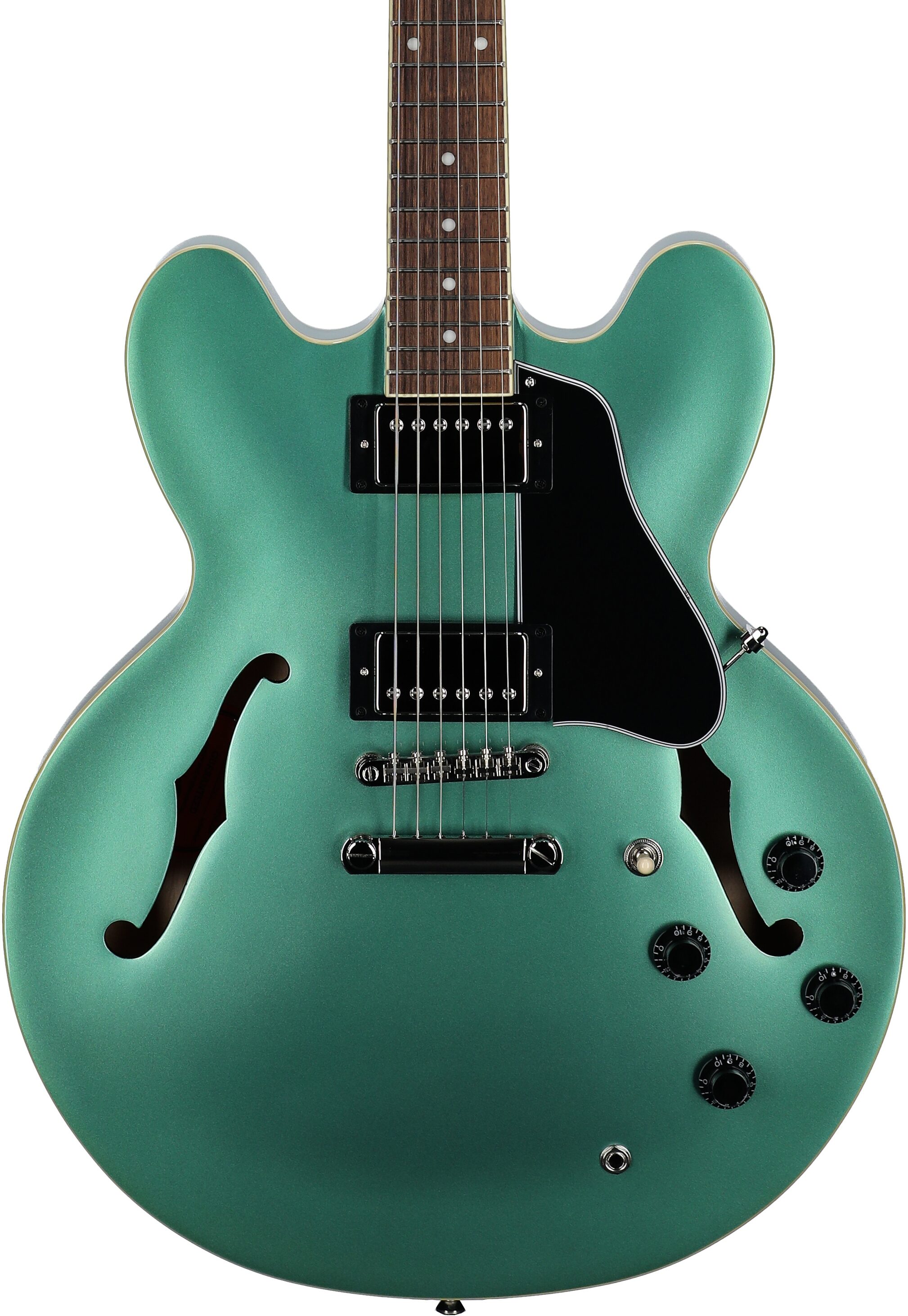 Epiphone ES-335 Traditional Pro Electric Guitar, Inverness Green, Body Straight Front