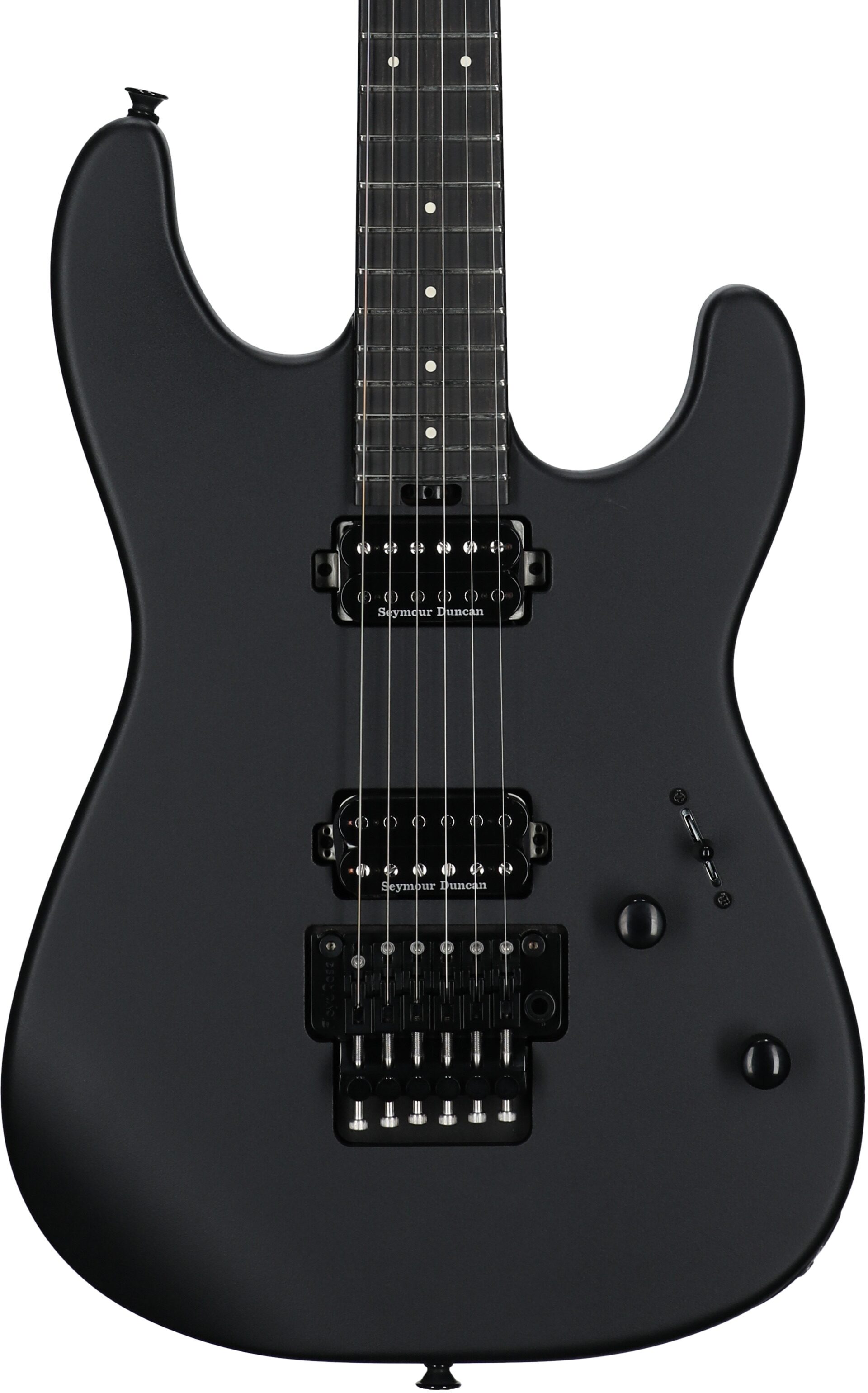 Charvel Pro-Mod Plus San Dimas SD1 HH FR Electric Guitar, with Ebony Fingerboard, Scorched Earth, Body Straight Front
